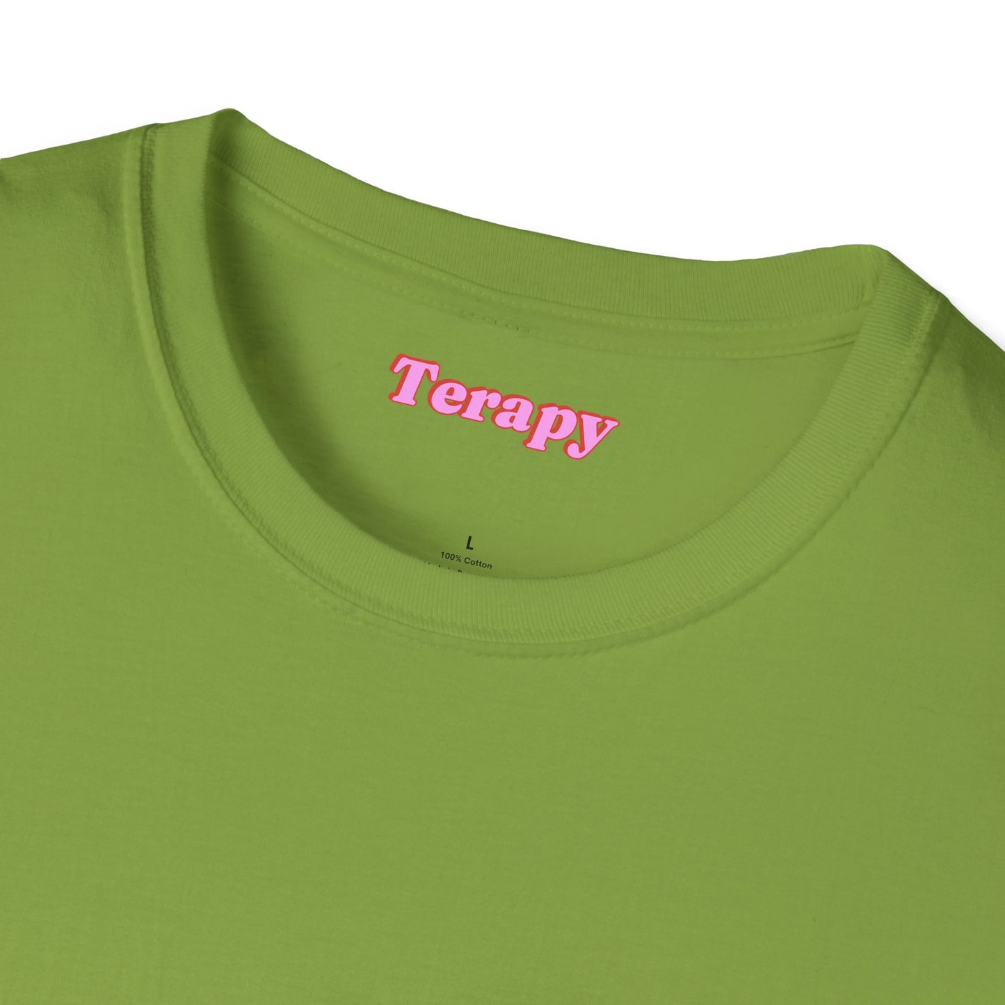 Katie Boyles Terapy Vibes Unisex Softstyle T-Shirt - Self-Care Reminder, Fun Summer Tee, Relaxation Apparel