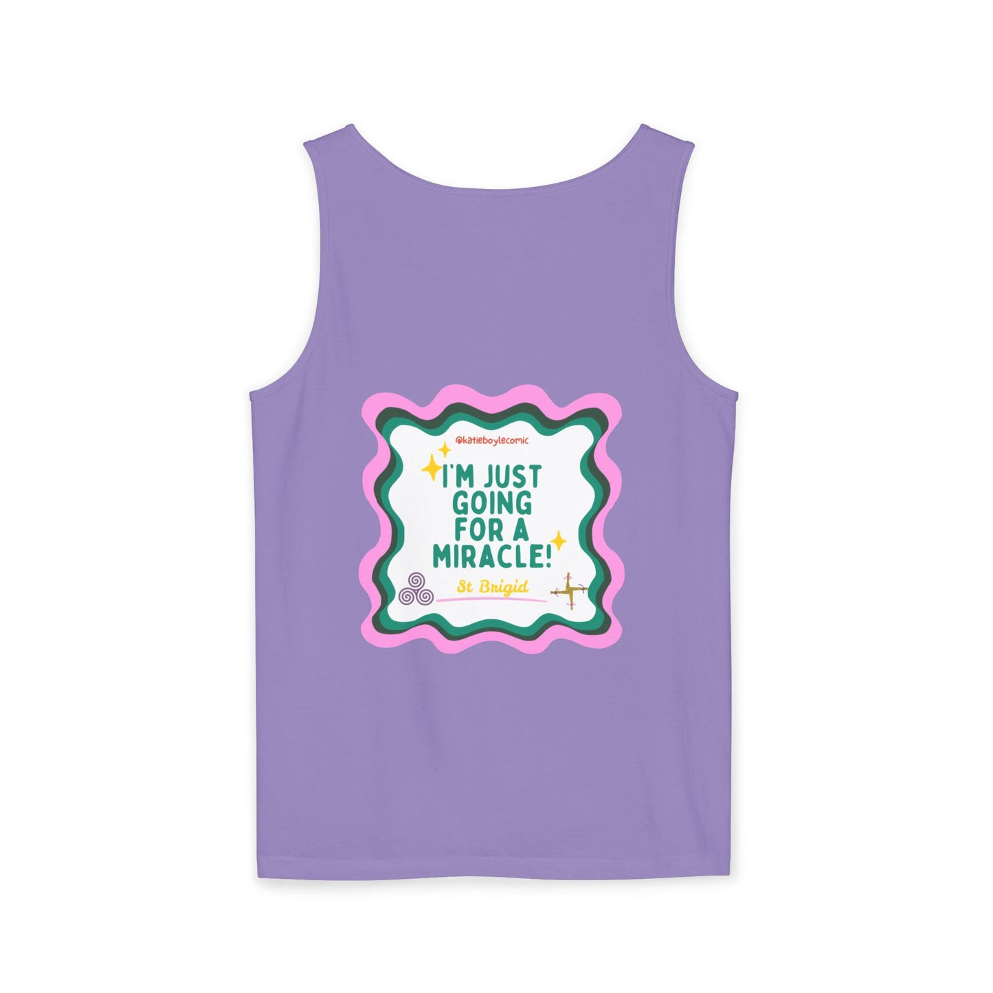Katie Boyle | Unisex Garment-Dyed Tank Top | Graphic Tee, Relaxed Summer Wear, Gift for Friends, Casual Outfit, Beach Day Essential