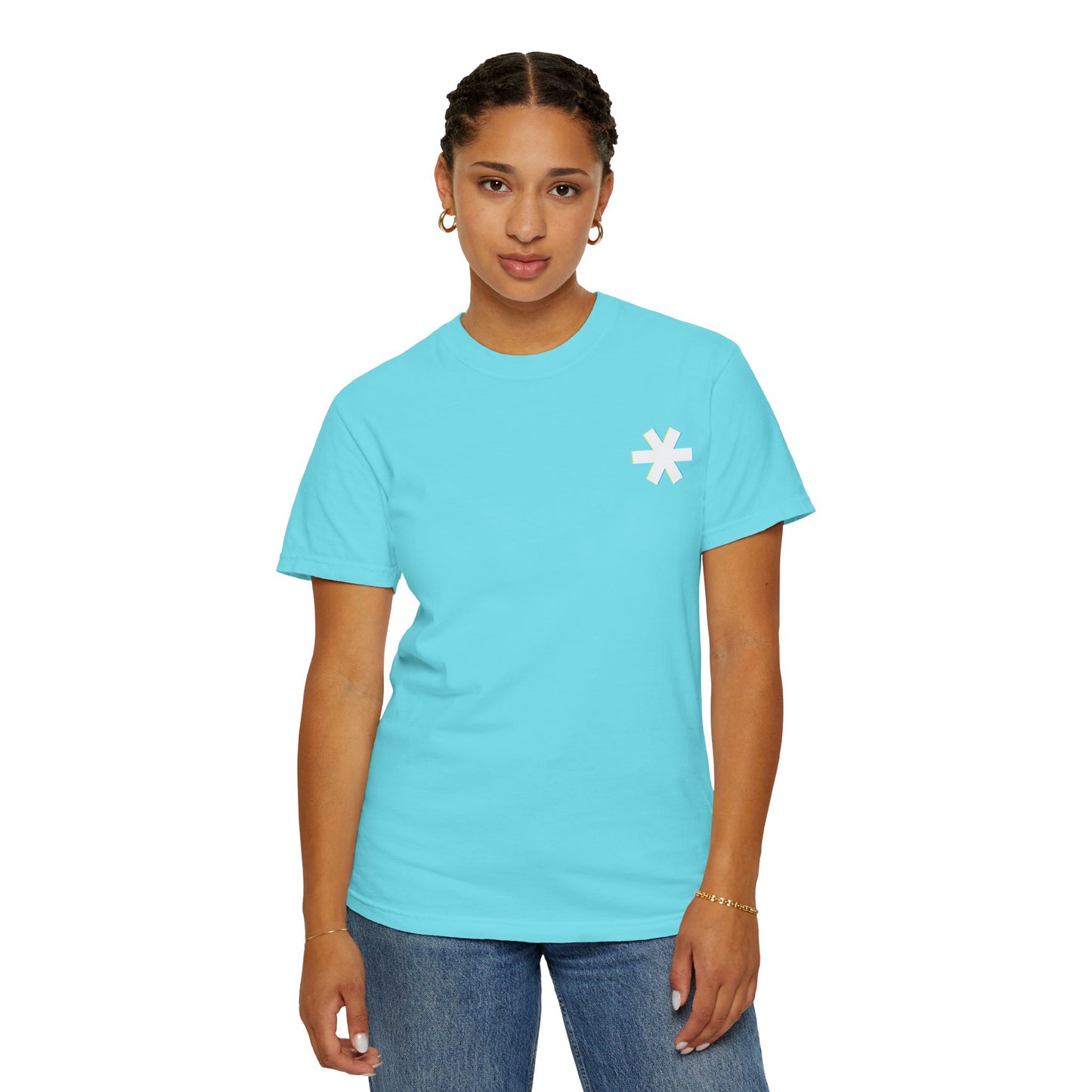 Garment-Dyed T-Shirt, Casual Wear, Beach Vibes, Relaxed Fit, Summer Essential, Everyday Style