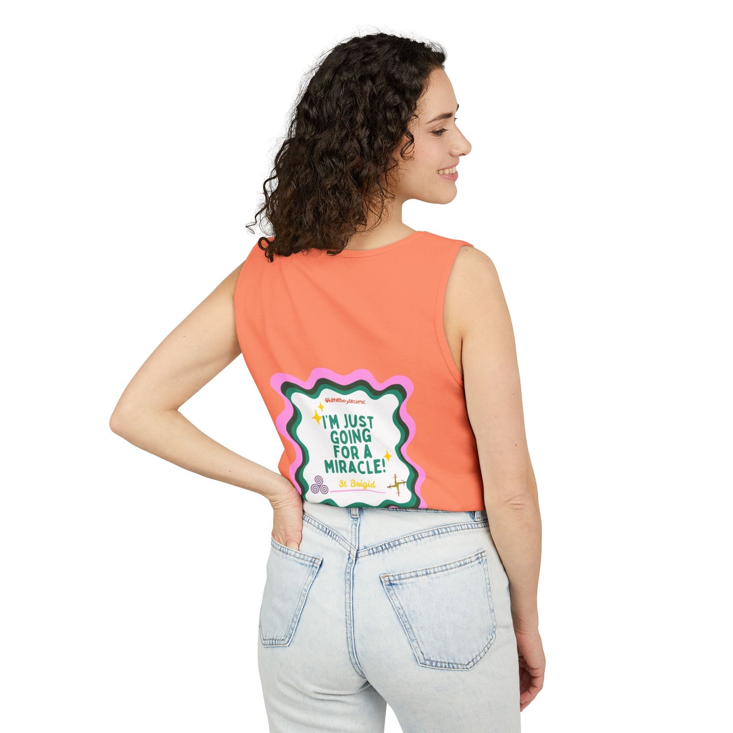 Katie Boyle | Unisex Garment-Dyed Tank Top | Graphic Tee, Relaxed Summer Wear, Gift for Friends, Casual Outfit, Beach Day Essential