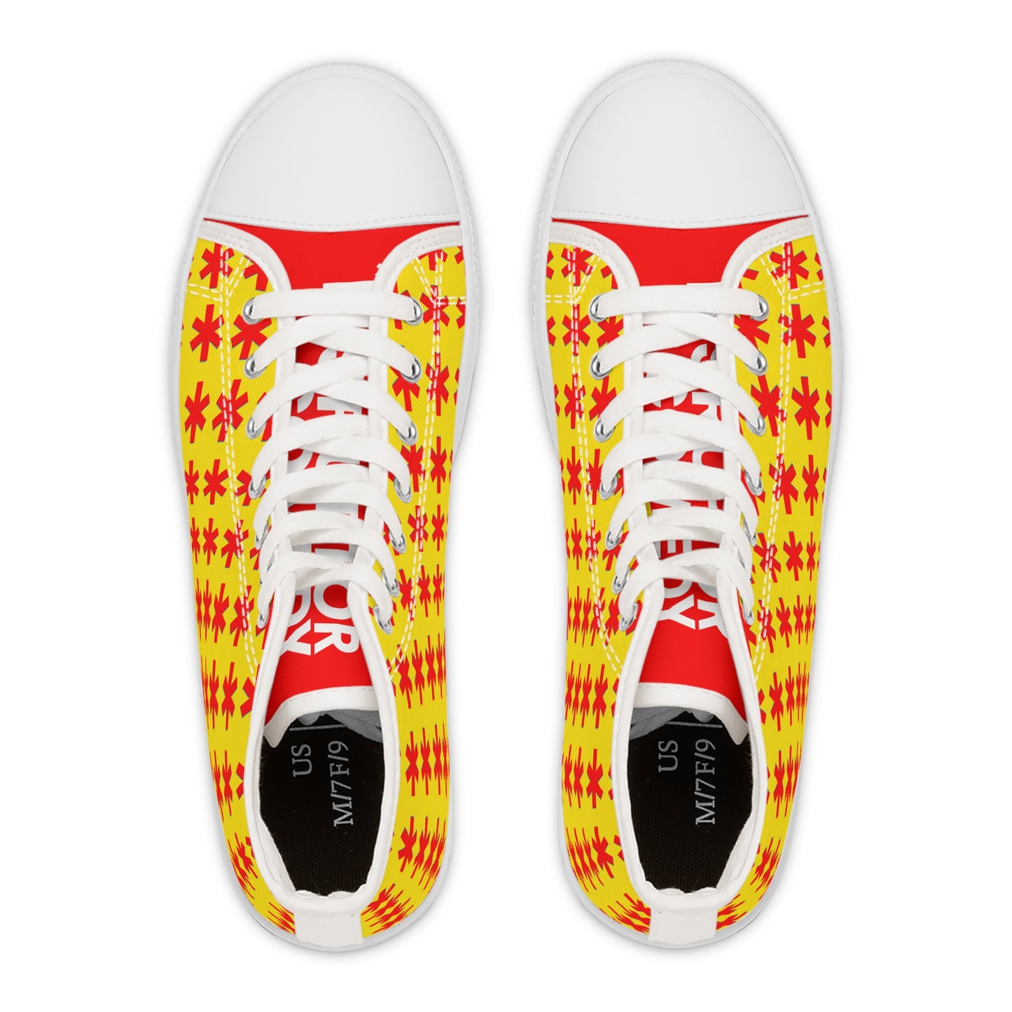 Bright Floral High Top Sneakers, Fun Casual Shoes, Spring Fashion, Gift for Her, Trendy Sneakers, Summer Footwear, Unique Style
