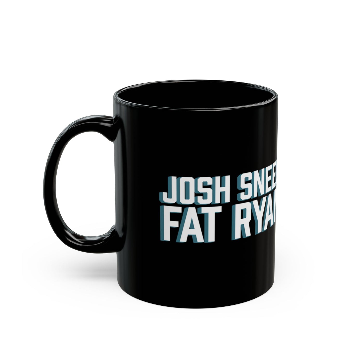 Black Sneed Ryan Mug, Funny Coffee Cup, Gift for Him, Humor Mug, Unique Office Decor, 11oz & 15oz Options