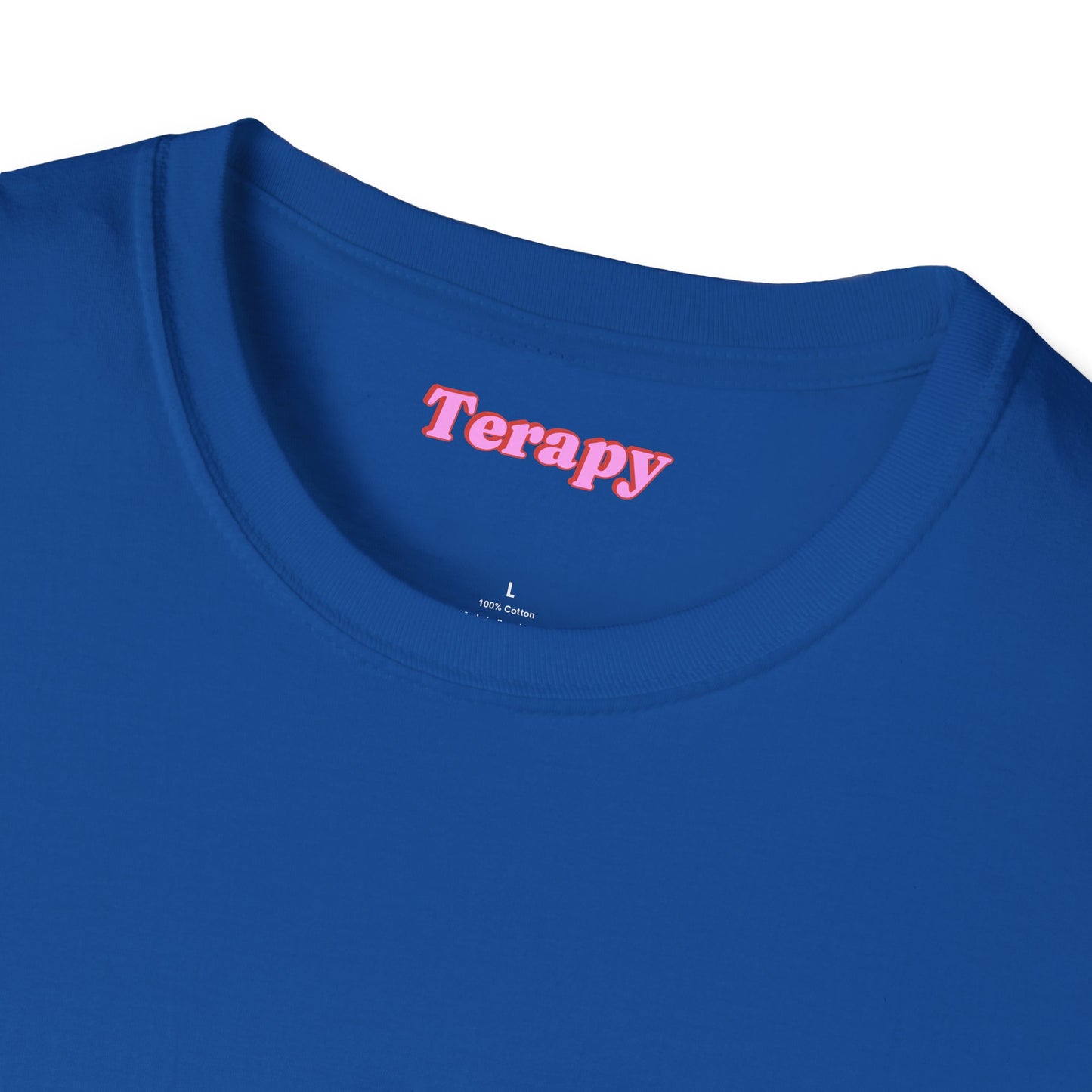 Katie Boyles Terapy Vibes Unisex Softstyle T-Shirt - Self-Care Reminder, Fun Summer Tee, Relaxation Apparel