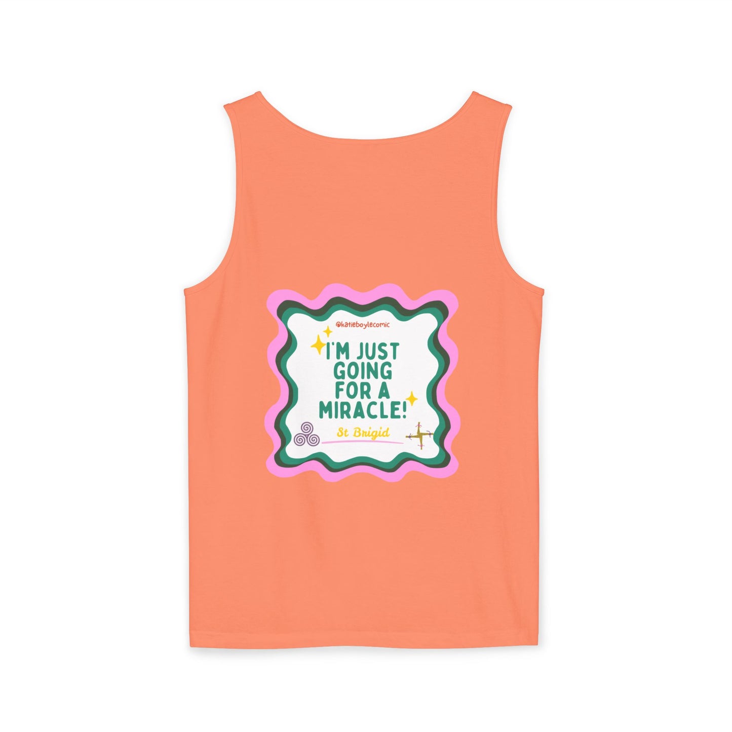 Katie Boyle | Unisex Garment-Dyed Tank Top | Graphic Tee, Relaxed Summer Wear, Gift for Friends, Casual Outfit, Beach Day Essential