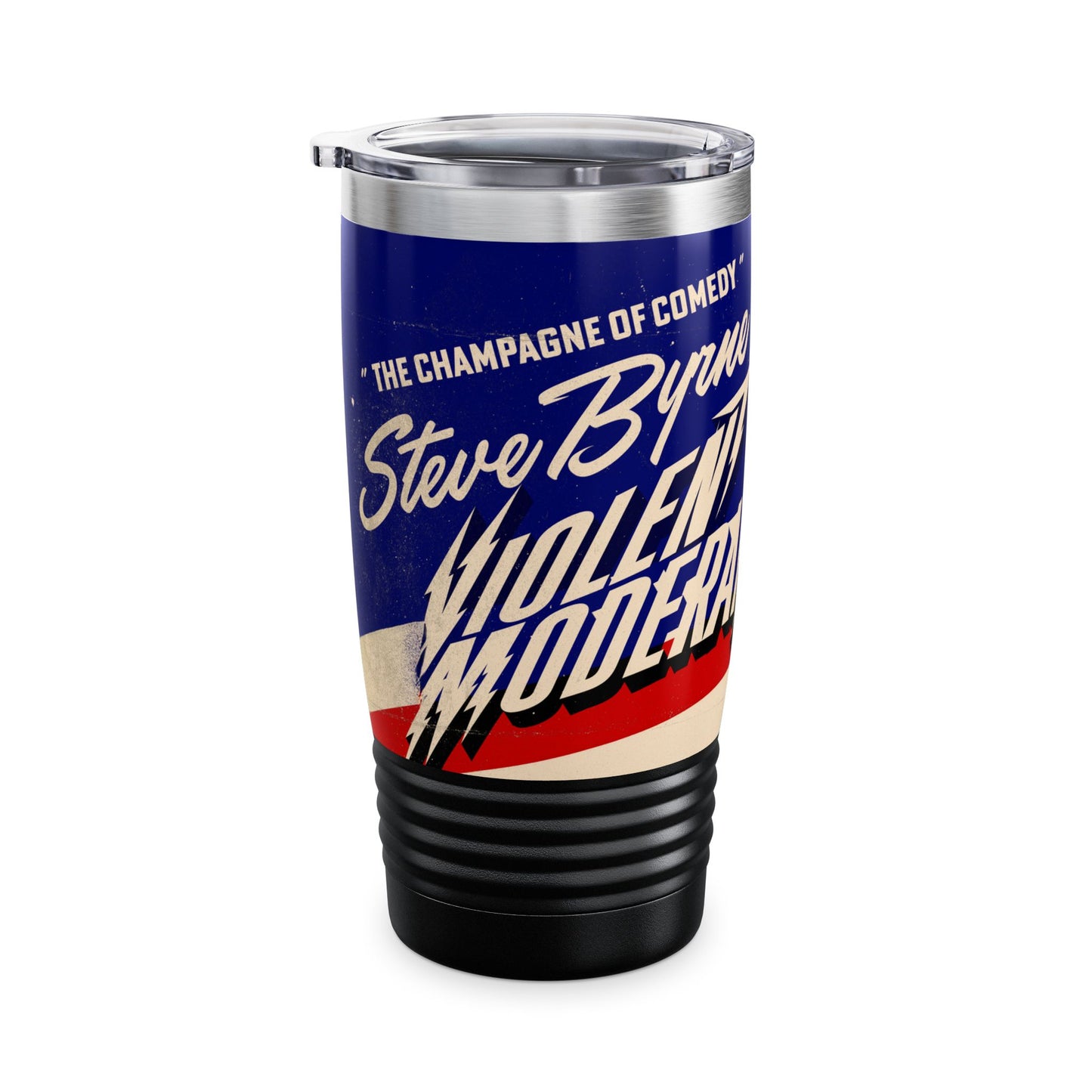 Steve Byrne's Official Merch Tumbler | 20oz Insulated Drinkware, Unique Gift for Comedy Fans, Travel Mug for Entertaining