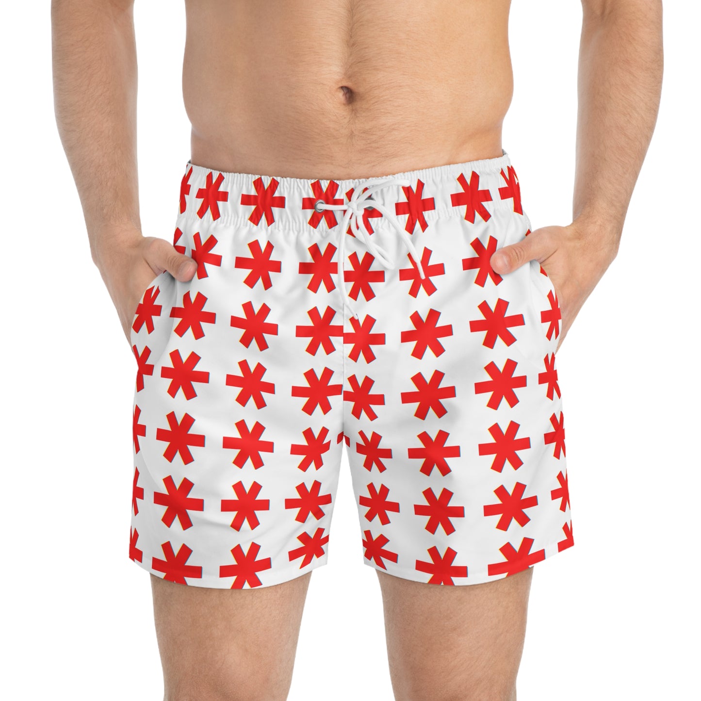 Vibrant Floral Swim Trunks, Beachwear, Summer Vacation, Pool Party, Men’s Swim Shorts, Trendy Swimwear