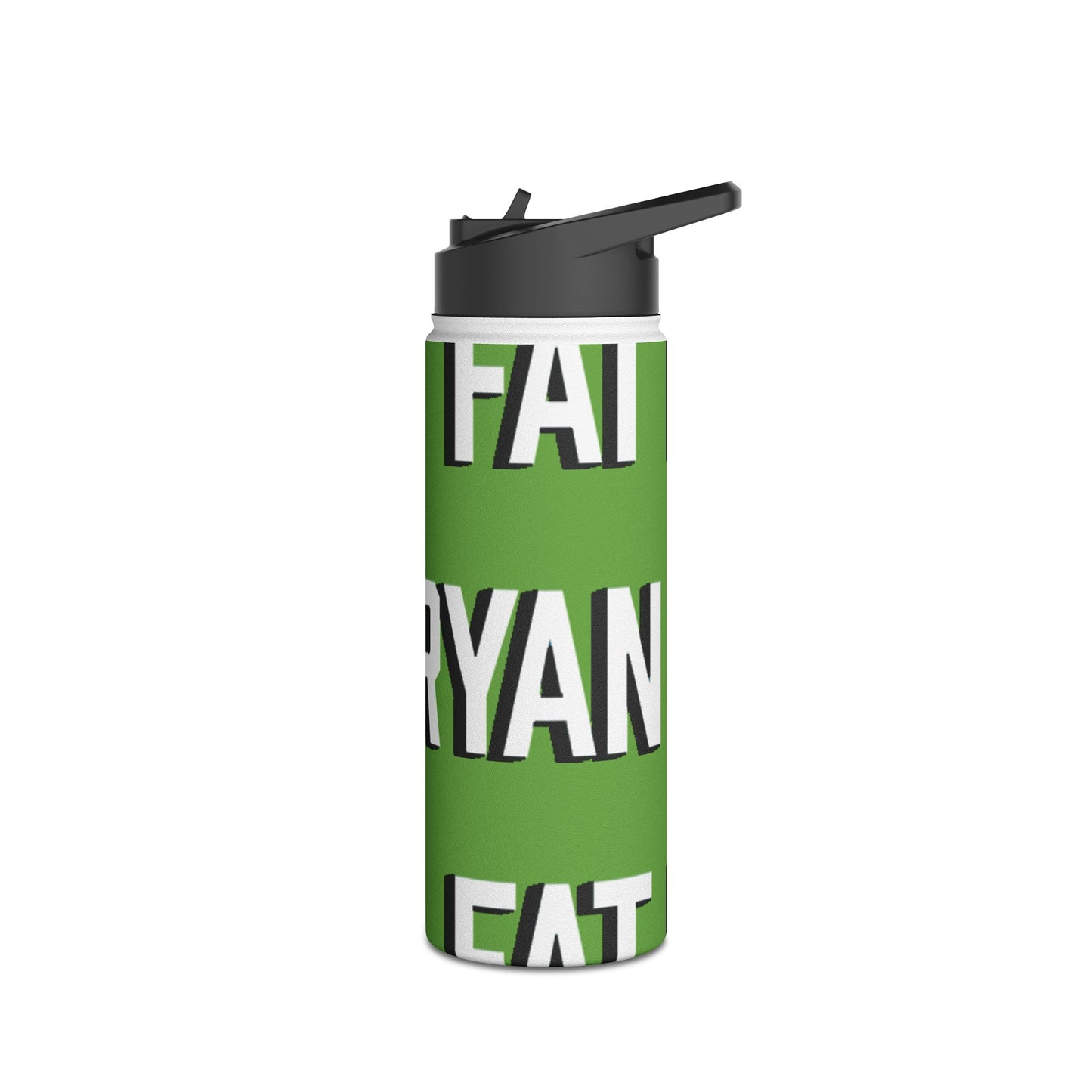 Stay hydrated this summer with the official "Fat Ryan" Green Stainless Steel Water Bottle and Eco-Friendly Travel Mug.