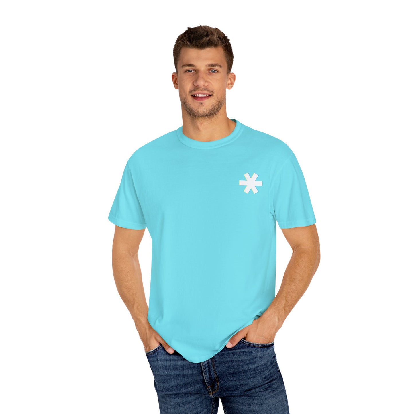 Garment-Dyed T-Shirt, Casual Wear, Beach Vibes, Relaxed Fit, Summer Essential, Everyday Style