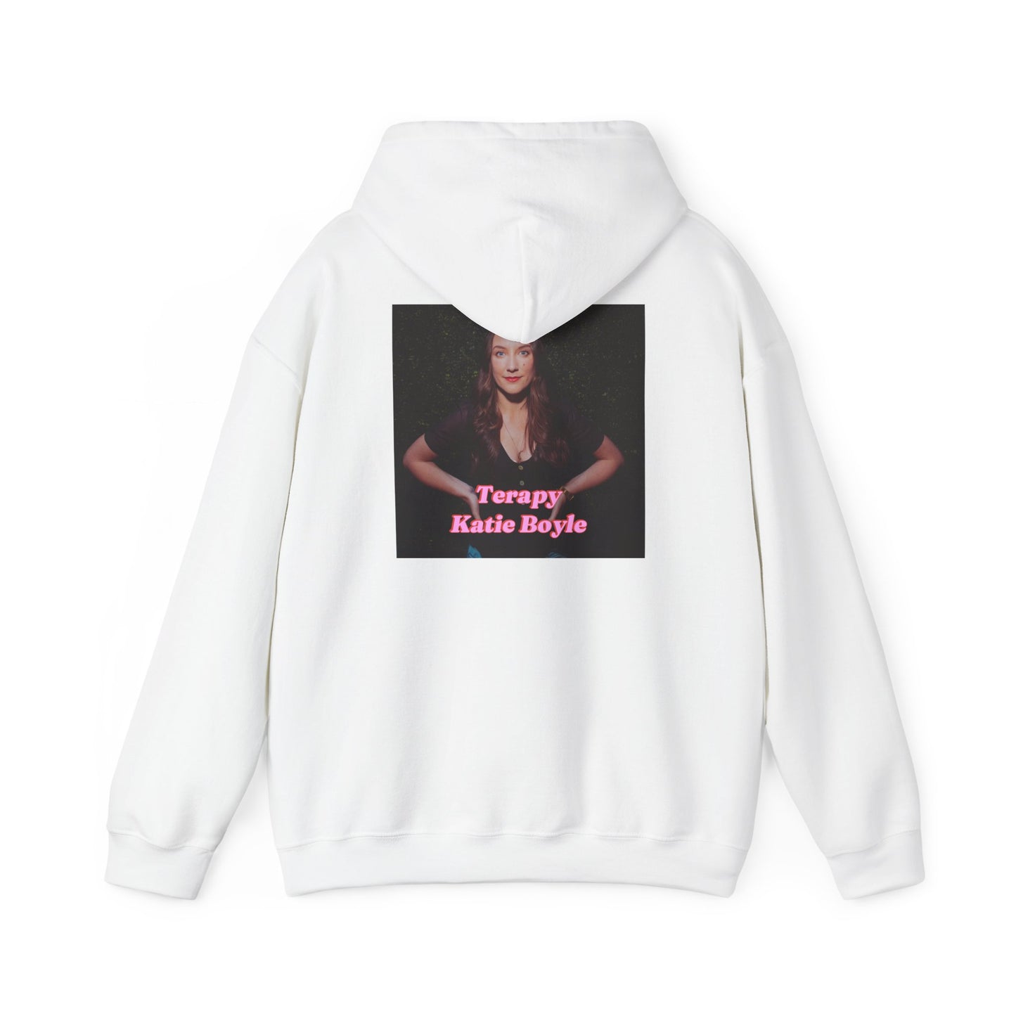 Katie Boyle's Terapy Hoodie - Cozy Unisex Sweatshirt, Self-Care, Relaxation, Comfort Wear, Chill Vibes
