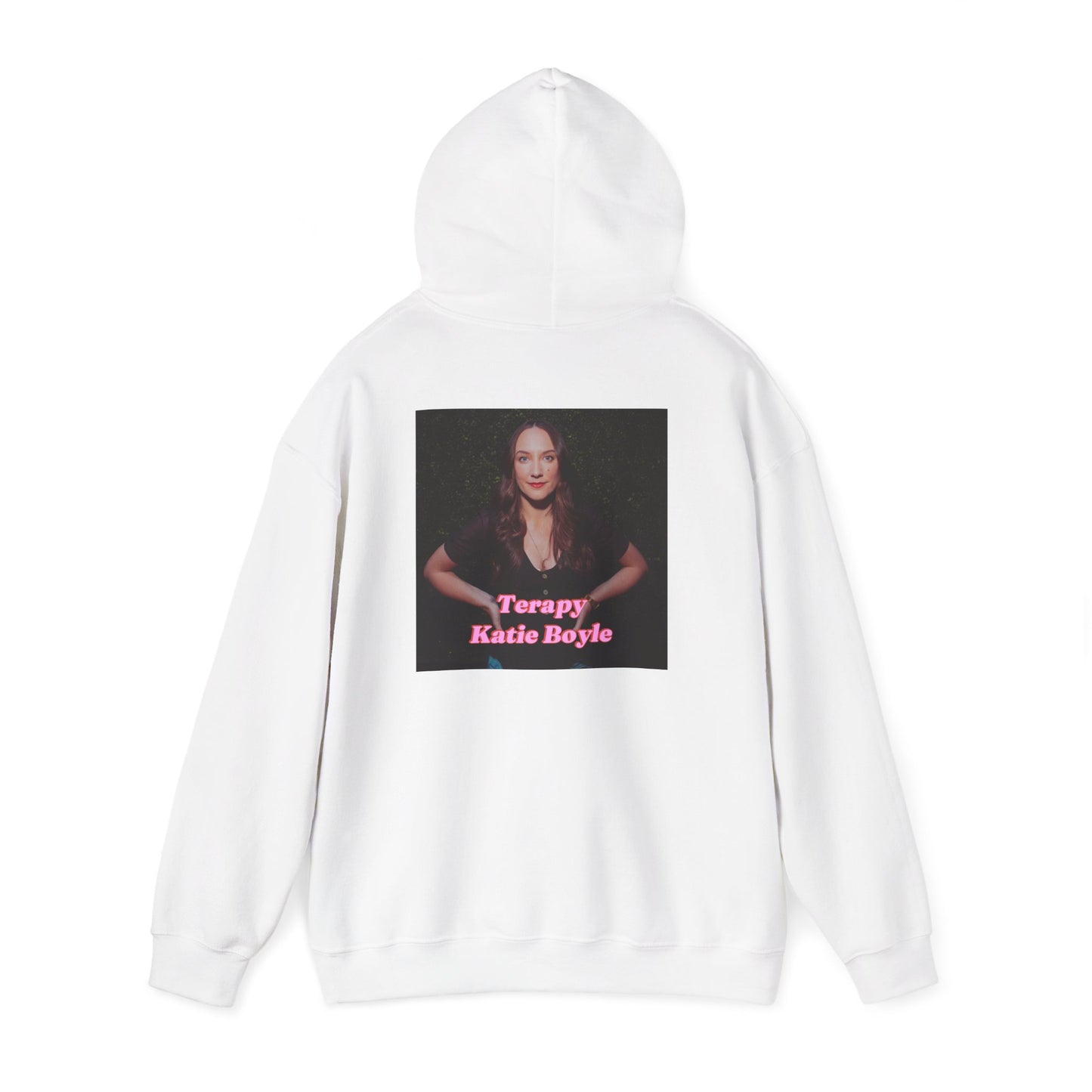 Katie Boyle's Terapy Hoodie - Cozy Unisex Sweatshirt, Self-Care, Relaxation, Comfort Wear, Chill Vibes