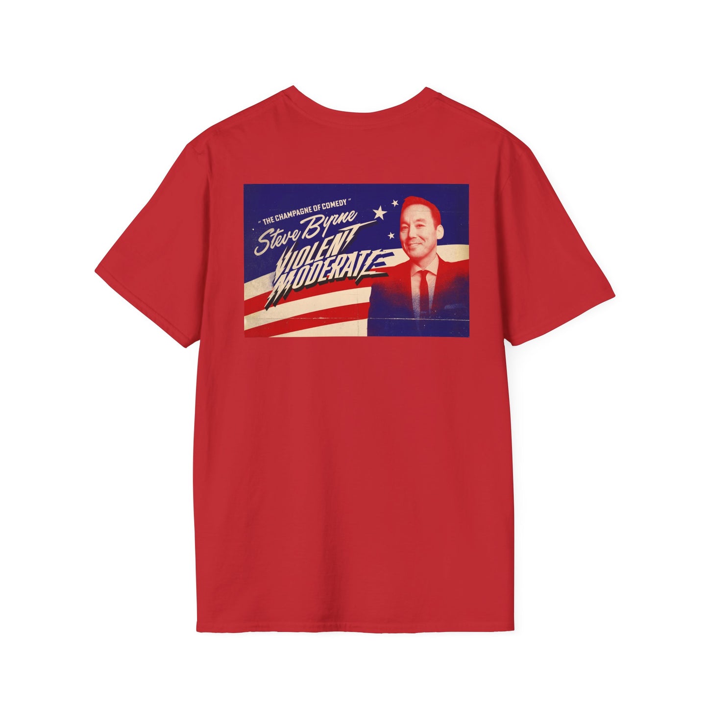 Steve Byrne Official T-Shirt | Unisex Softstyle Tee, Gift for Comedy Lovers, Funny T-Shirt for Shows, Unique Casual Wear