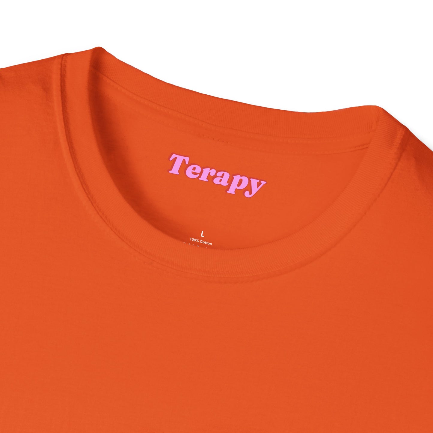 Katie Boyles Terapy Vibes Unisex Softstyle T-Shirt - Self-Care Reminder, Fun Summer Tee, Relaxation Apparel
