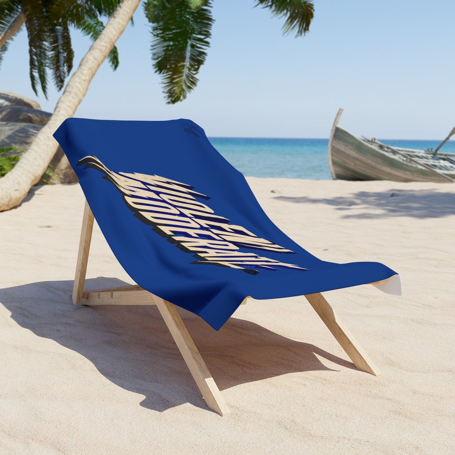 Vibrant Beach Towel – 'Violent Moderate' Design | Perfect for Summer, Pool Days, Beach Trips, Gifts, Relaxation, Fun