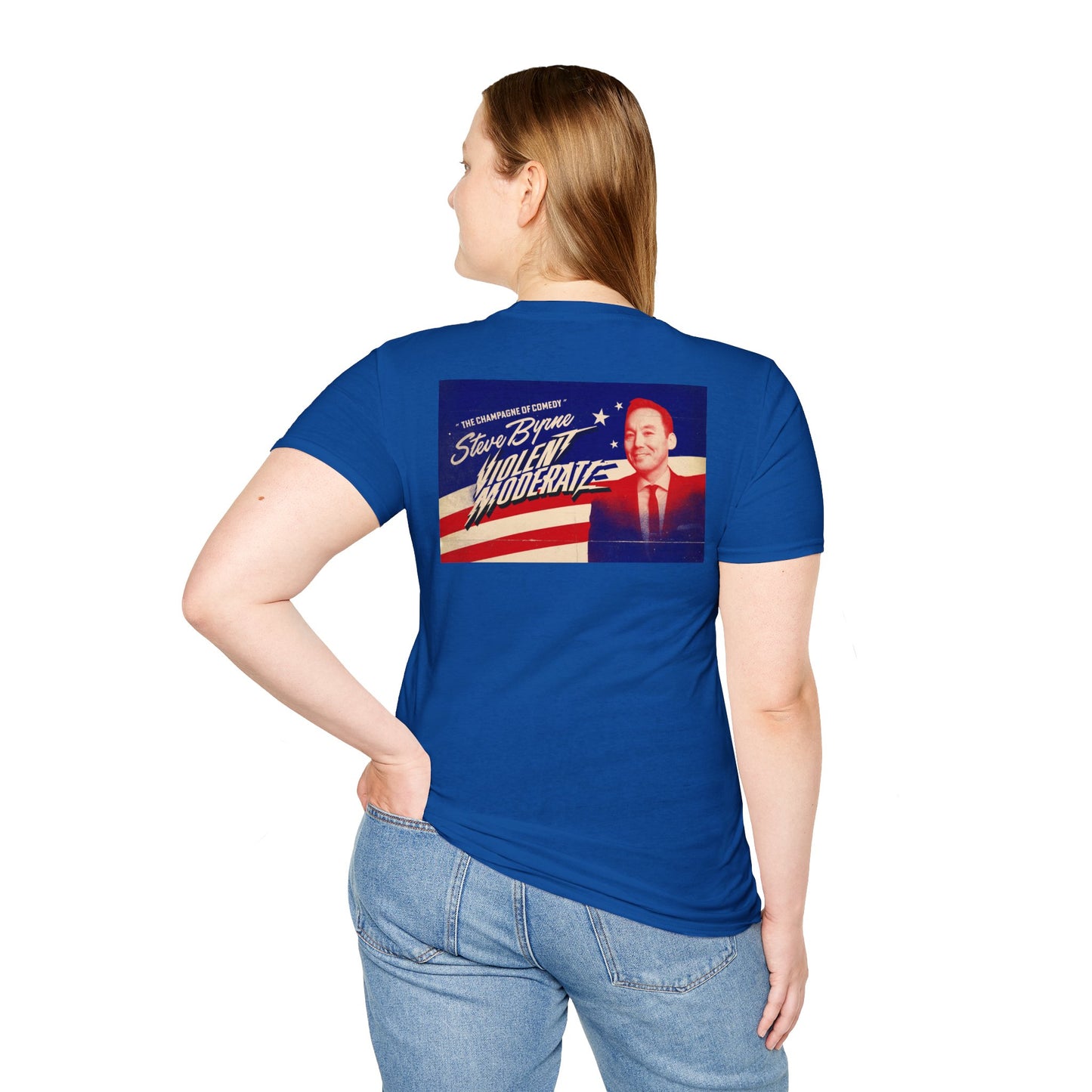 Steve Byrne Official T-Shirt | Unisex Softstyle Tee, Gift for Comedy Lovers, Funny T-Shirt for Shows, Unique Casual Wear