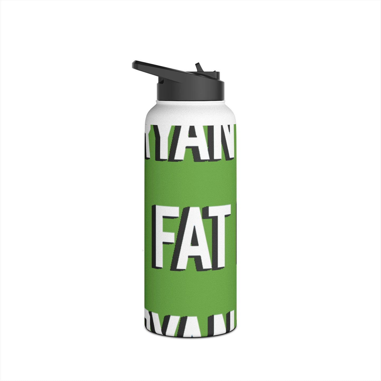 Stay hydrated this summer with the official "Fat Ryan" Green Stainless Steel Water Bottle and Eco-Friendly Travel Mug.