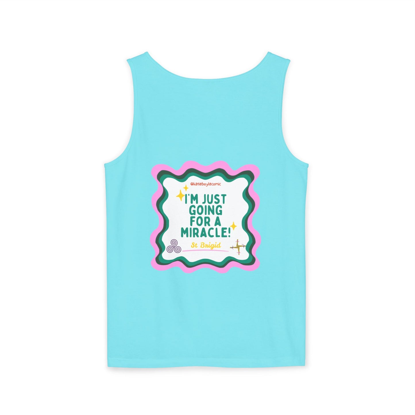 Katie Boyle | Unisex Garment-Dyed Tank Top | Graphic Tee, Relaxed Summer Wear, Gift for Friends, Casual Outfit, Beach Day Essential