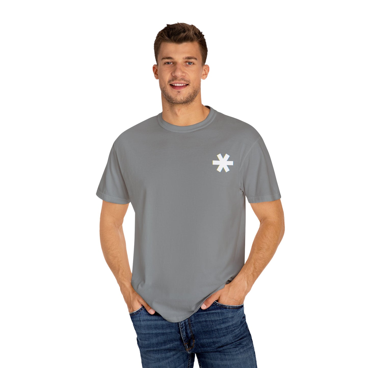 Garment-Dyed T-Shirt, Casual Wear, Beach Vibes, Relaxed Fit, Summer Essential, Everyday Style