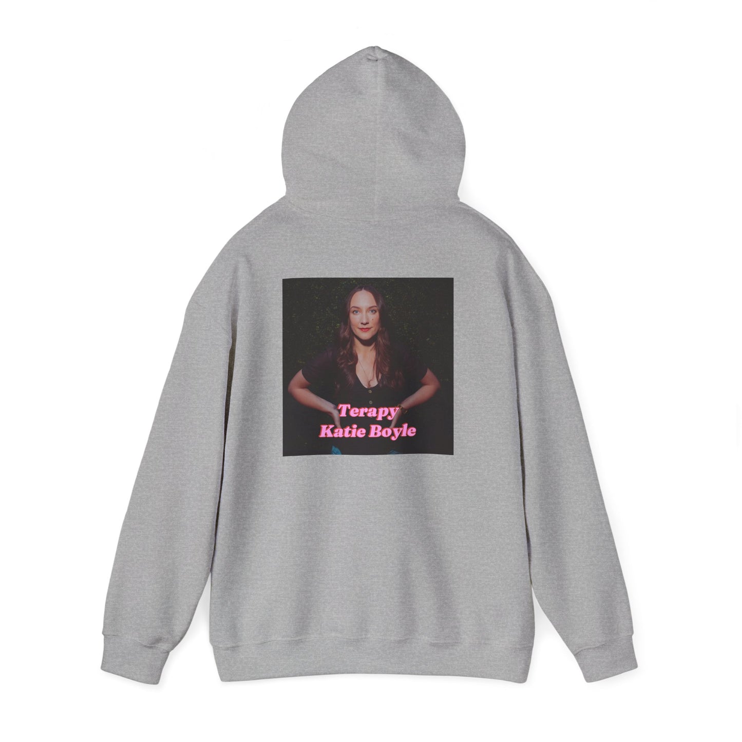 Katie Boyle's Terapy Hoodie - Cozy Unisex Sweatshirt, Self-Care, Relaxation, Comfort Wear, Chill Vibes