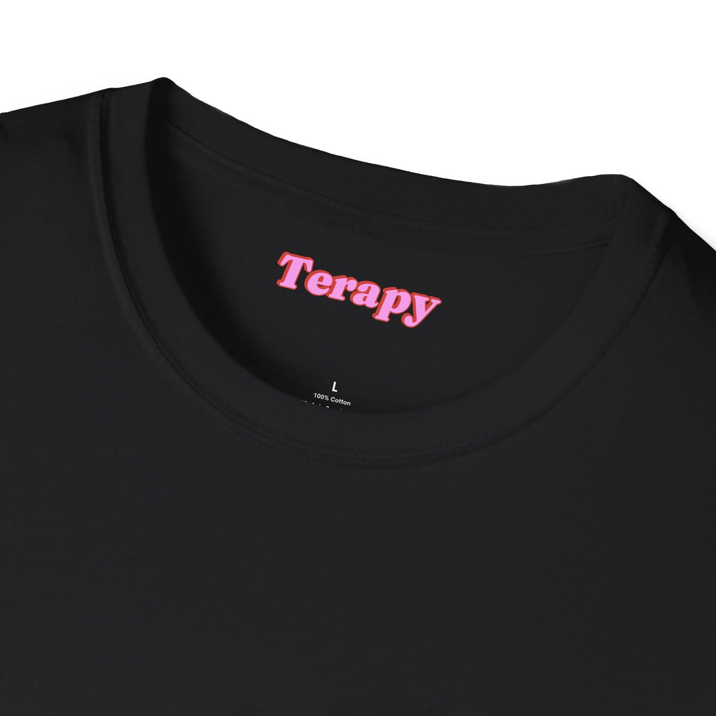 Katie Boyles Terapy Vibes Unisex Softstyle T-Shirt - Self-Care Reminder, Fun Summer Tee, Relaxation Apparel