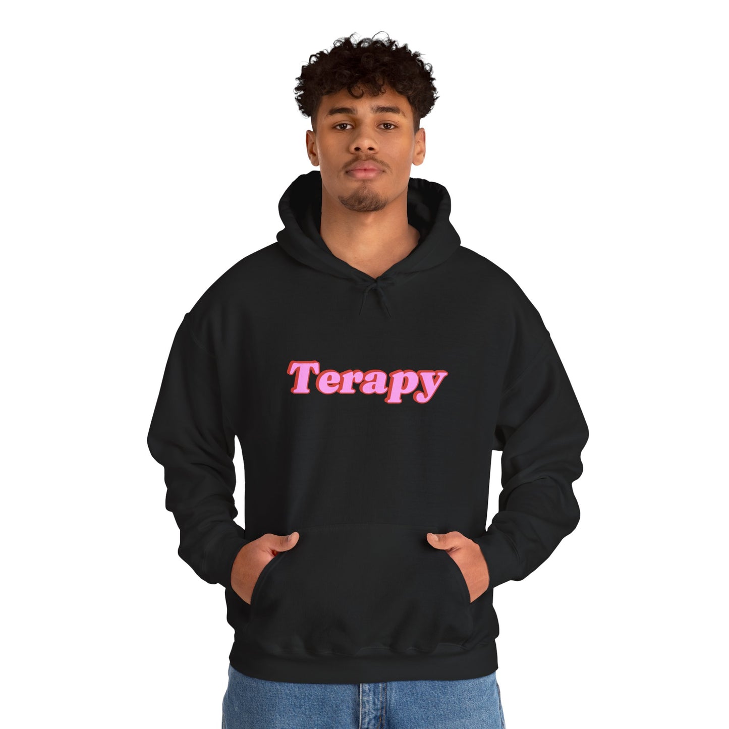 Katie Boyle's Terapy Hoodie - Cozy Unisex Sweatshirt, Self-Care, Relaxation, Comfort Wear, Chill Vibes