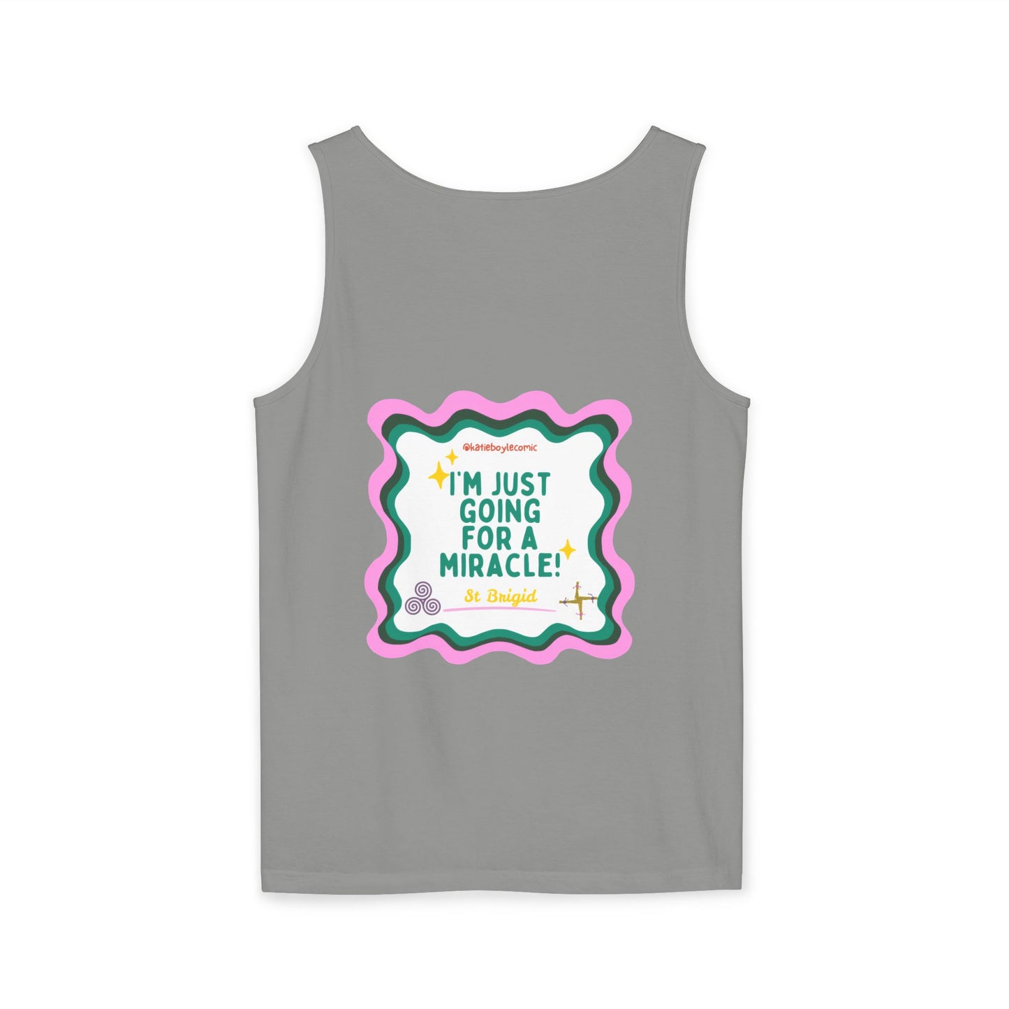 Katie Boyle | Unisex Garment-Dyed Tank Top | Graphic Tee, Relaxed Summer Wear, Gift for Friends, Casual Outfit, Beach Day Essential