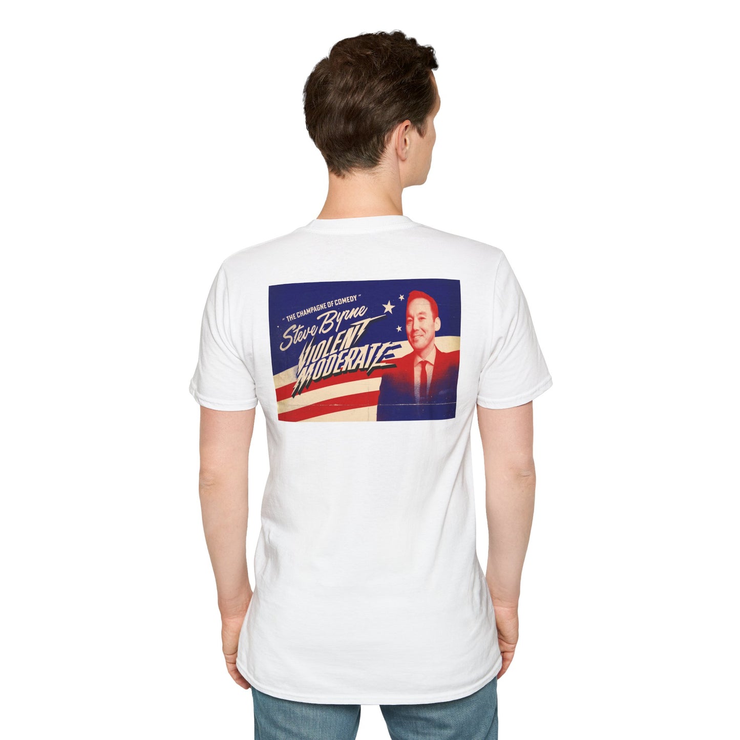 Steve Byrne Official T-Shirt | Unisex Softstyle Tee, Gift for Comedy Lovers, Funny T-Shirt for Shows, Unique Casual Wear