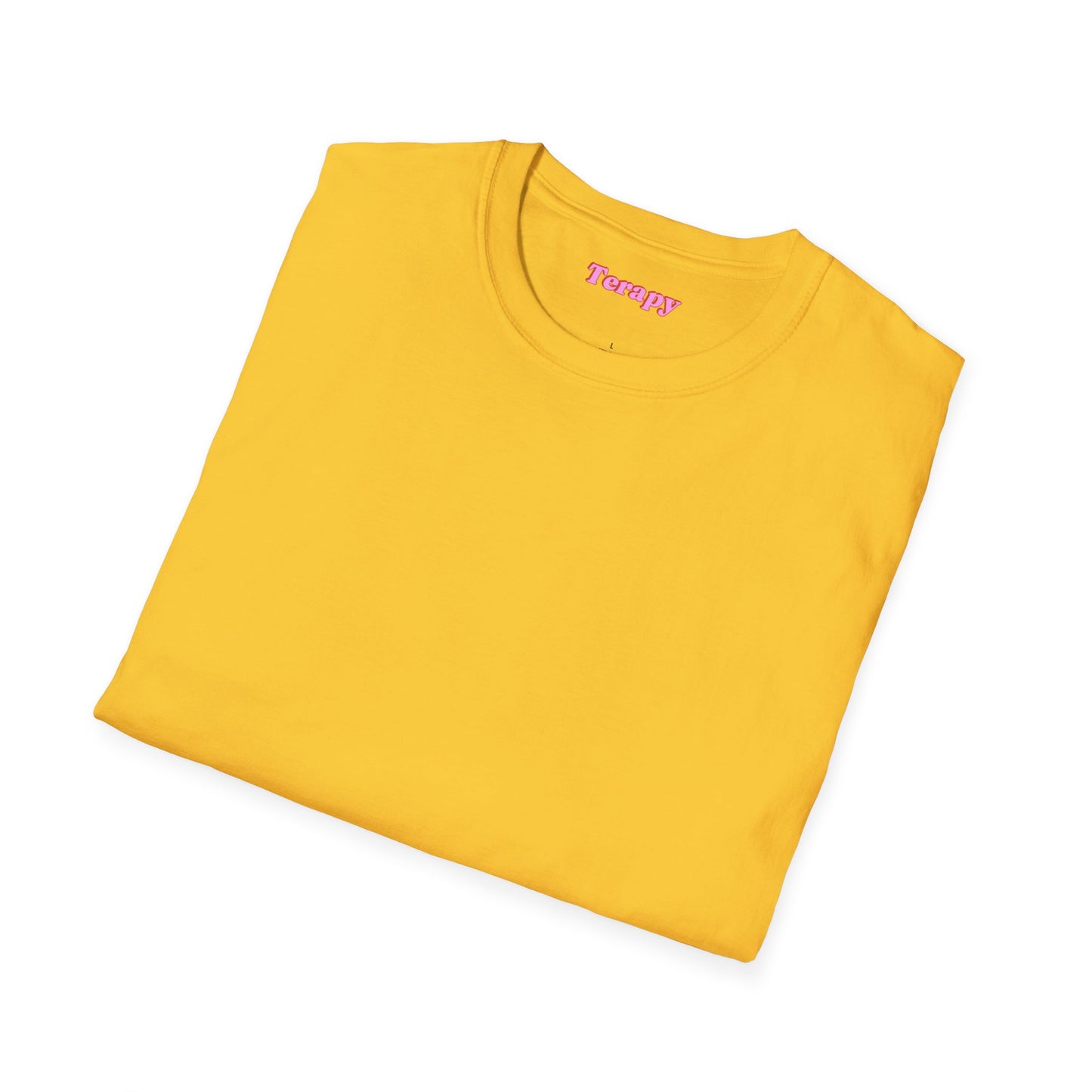 Katie Boyles Terapy Vibes Unisex Softstyle T-Shirt - Self-Care Reminder, Fun Summer Tee, Relaxation Apparel