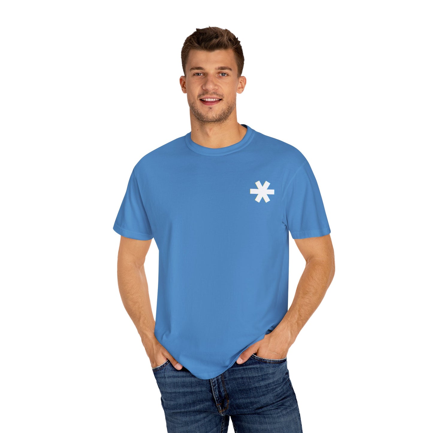 Garment-Dyed T-Shirt, Casual Wear, Beach Vibes, Relaxed Fit, Summer Essential, Everyday Style