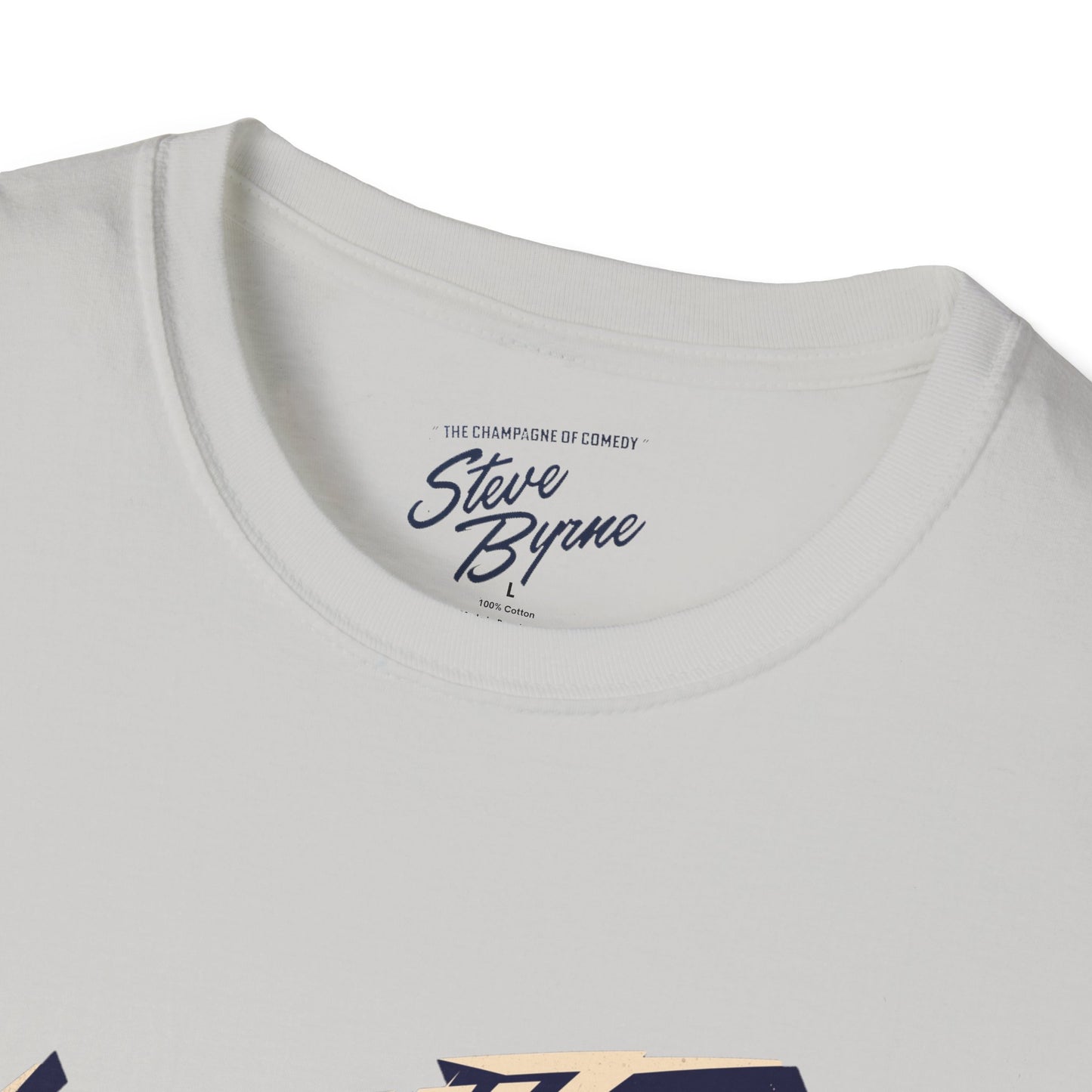 Steve Byrne Official T-Shirt | Unisex Softstyle Tee, Gift for Comedy Lovers, Funny T-Shirt for Shows, Unique Casual Wear