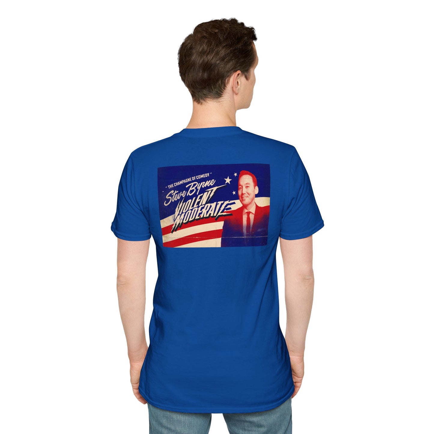 Steve Byrne Official T-Shirt | Unisex Softstyle Tee, Gift for Comedy Lovers, Funny T-Shirt for Shows, Unique Casual Wear