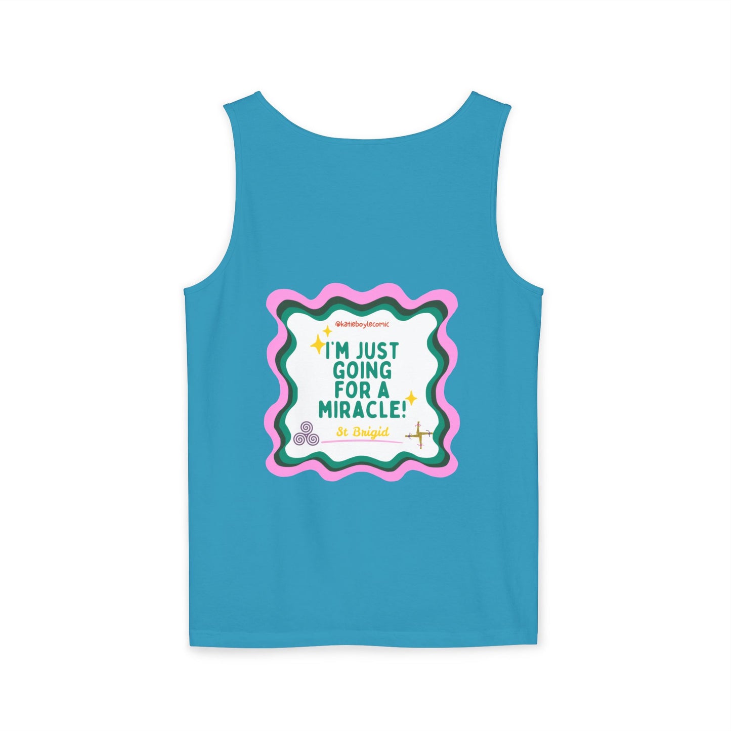 Katie Boyle | Unisex Garment-Dyed Tank Top | Graphic Tee, Relaxed Summer Wear, Gift for Friends, Casual Outfit, Beach Day Essential