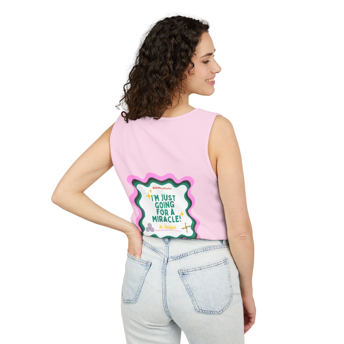Katie Boyle | Unisex Garment-Dyed Tank Top | Graphic Tee, Relaxed Summer Wear, Gift for Friends, Casual Outfit, Beach Day Essential