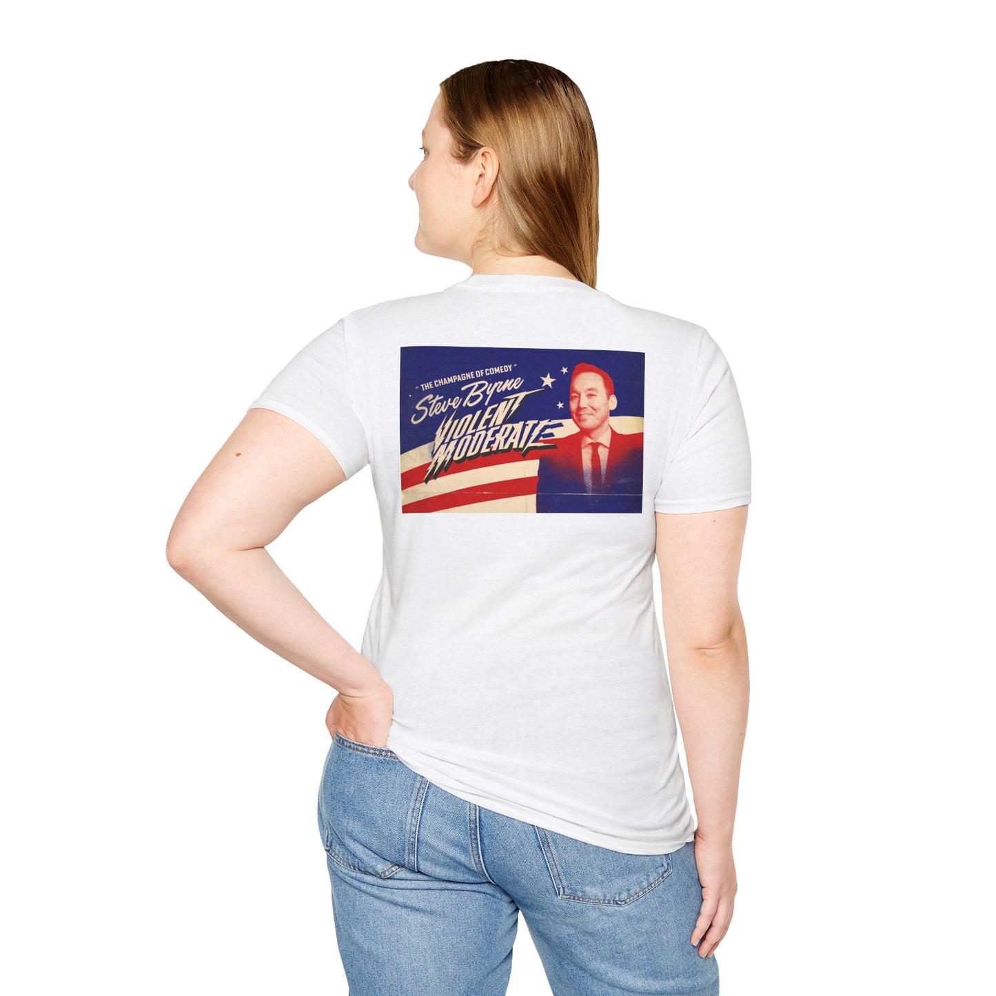 Steve Byrne Official T-Shirt | Unisex Softstyle Tee, Gift for Comedy Lovers, Funny T-Shirt for Shows, Unique Casual Wear