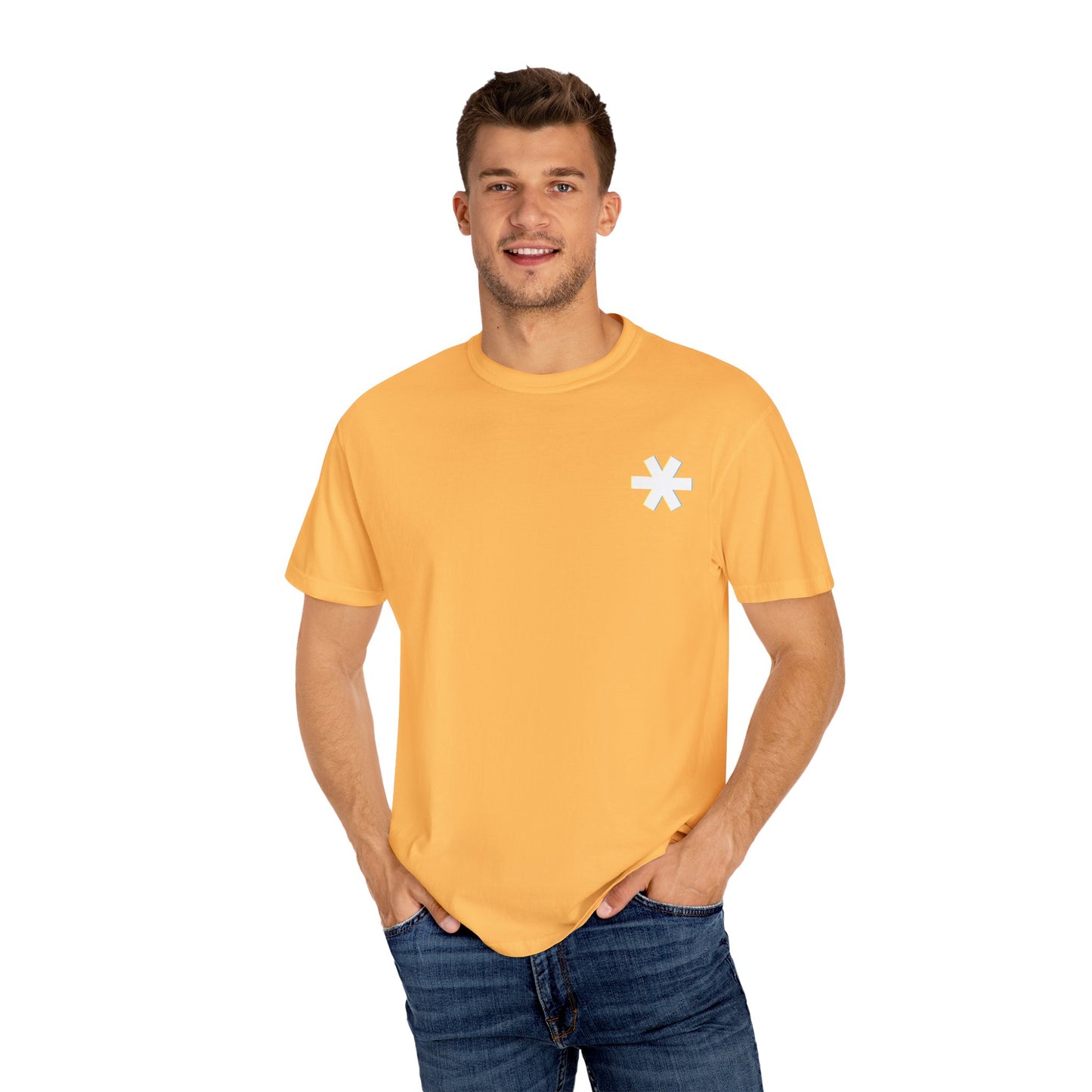 Garment-Dyed T-Shirt, Casual Wear, Beach Vibes, Relaxed Fit, Summer Essential, Everyday Style