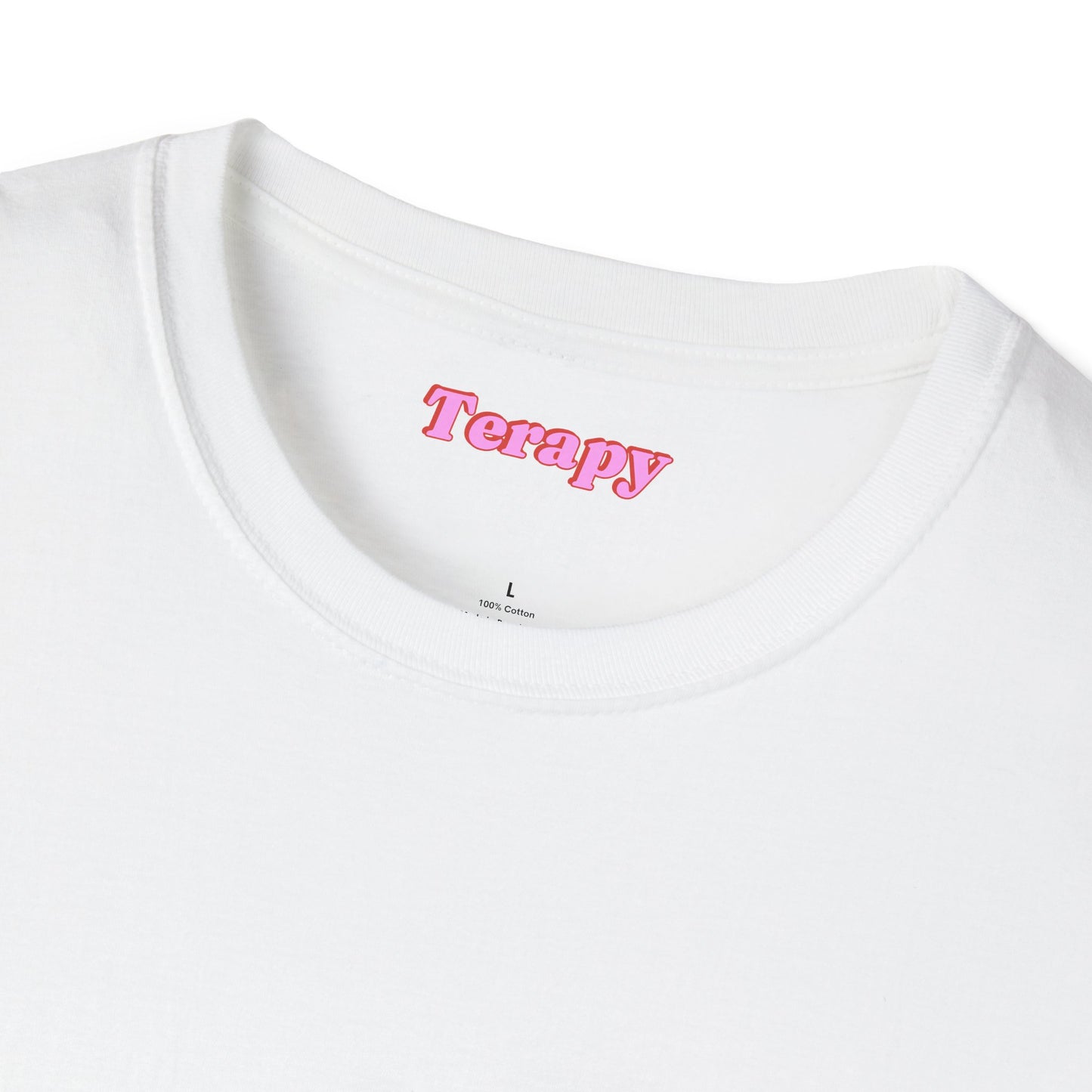 Katie Boyles Terapy Vibes Unisex Softstyle T-Shirt - Self-Care Reminder, Fun Summer Tee, Relaxation Apparel