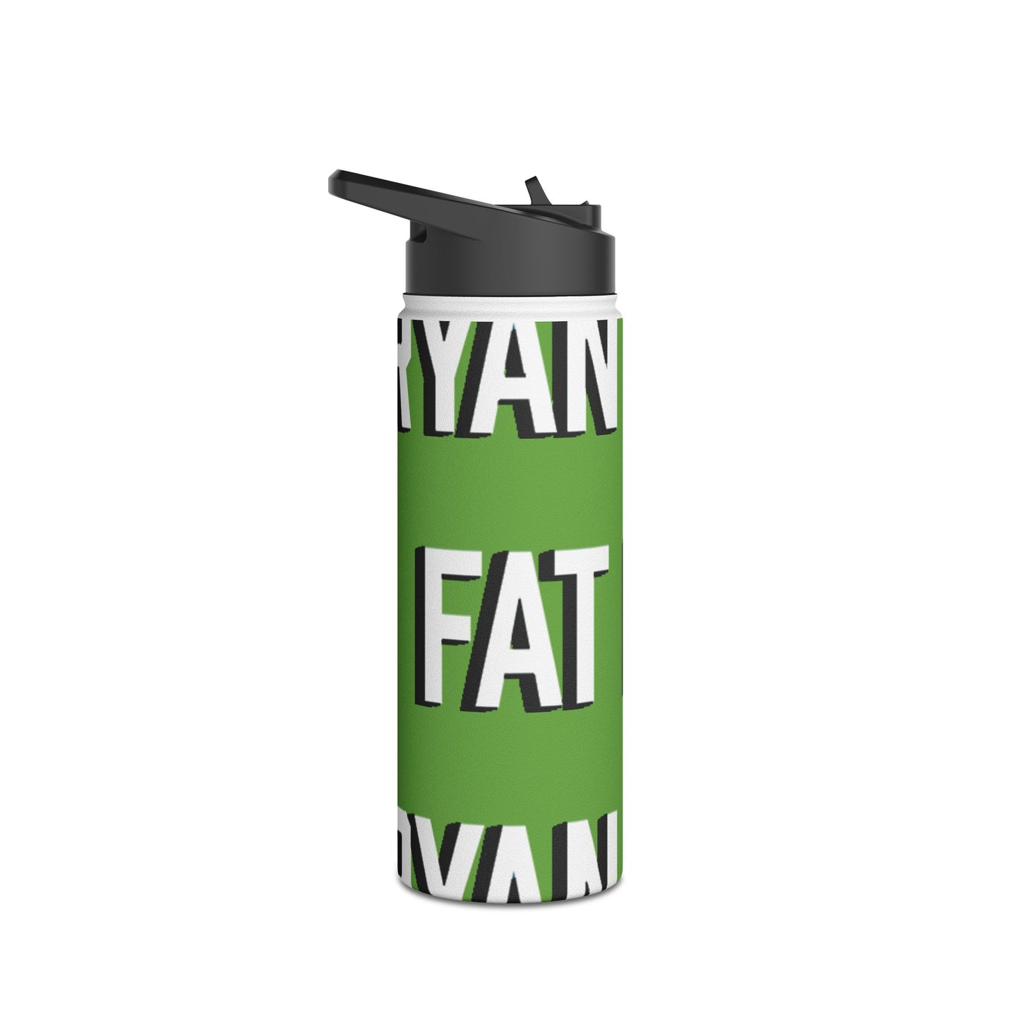 Stay hydrated this summer with the official "Fat Ryan" Green Stainless Steel Water Bottle and Eco-Friendly Travel Mug.