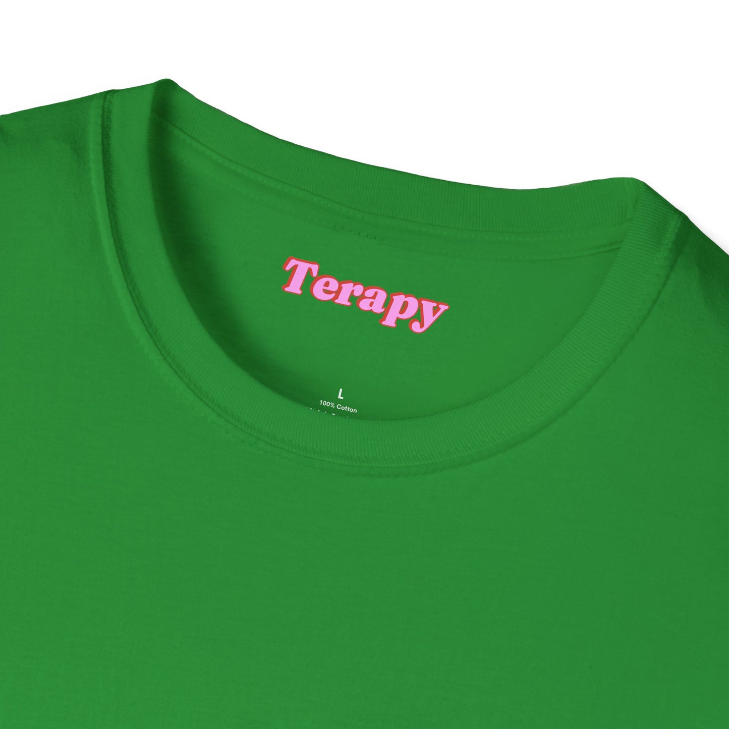 Katie Boyles Terapy Vibes Unisex Softstyle T-Shirt - Self-Care Reminder, Fun Summer Tee, Relaxation Apparel