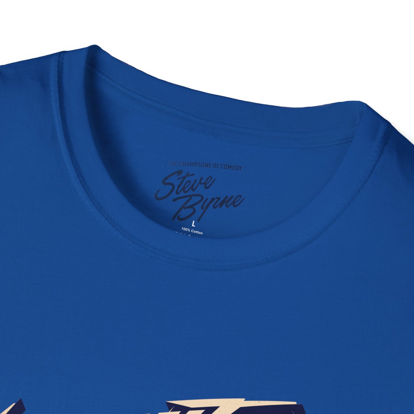 Steve Byrne Official T-Shirt | Unisex Softstyle Tee, Gift for Comedy Lovers, Funny T-Shirt for Shows, Unique Casual Wear