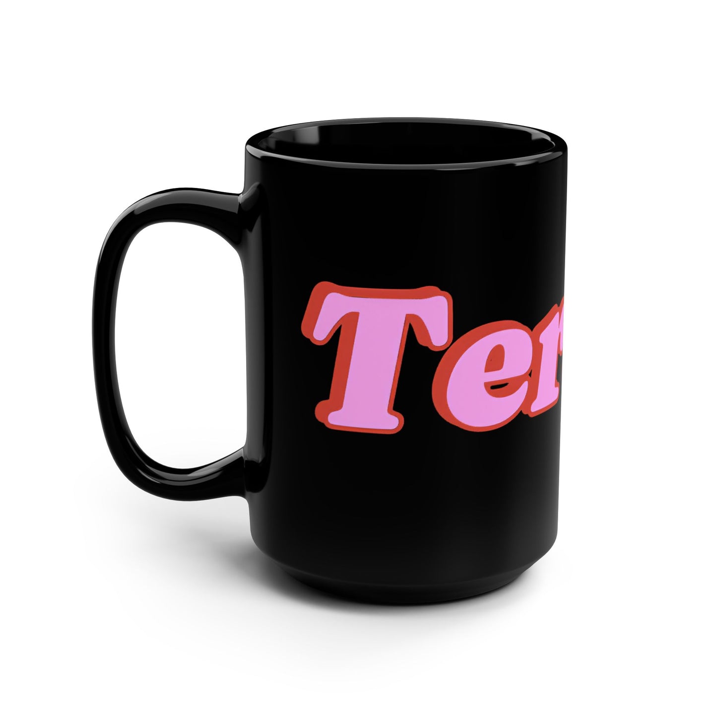 Terapy Black Mug | 15oz - Perfect for Coffee Lovers, Gifts, Self-Care, Home Decor, Birthday, Motivational Quotes