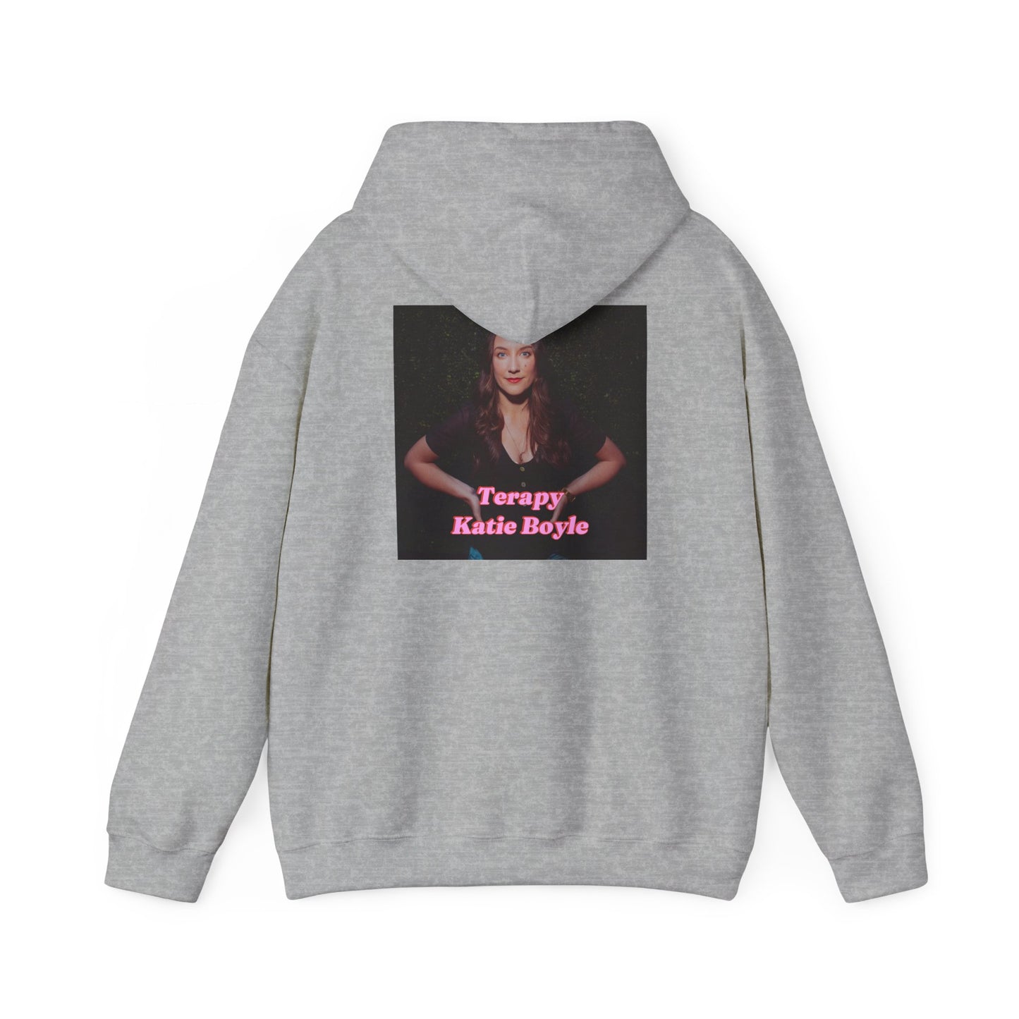 Katie Boyle's Terapy Hoodie - Cozy Unisex Sweatshirt, Self-Care, Relaxation, Comfort Wear, Chill Vibes