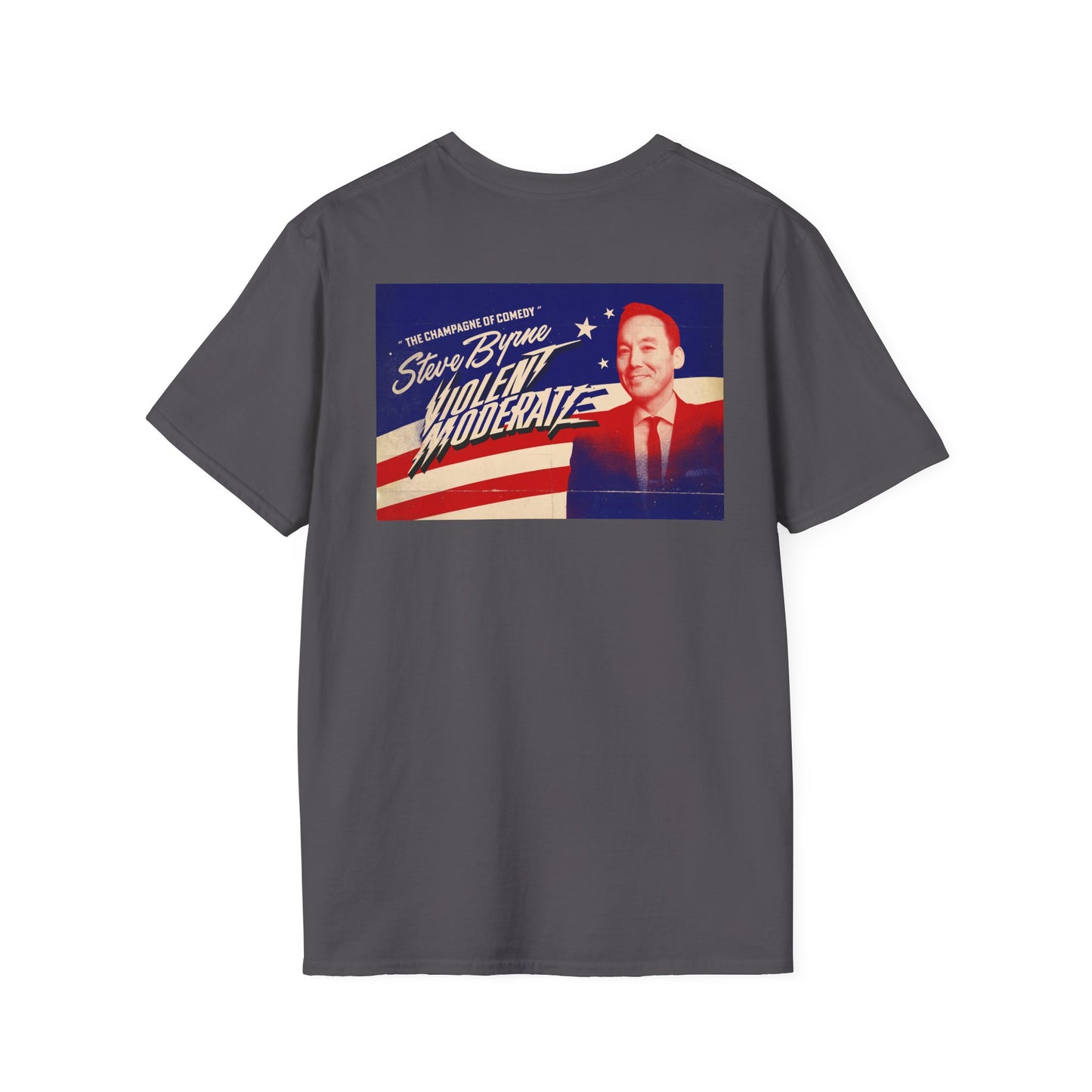 Steve Byrne Official T-Shirt | Unisex Softstyle Tee, Gift for Comedy Lovers, Funny T-Shirt for Shows, Unique Casual Wear