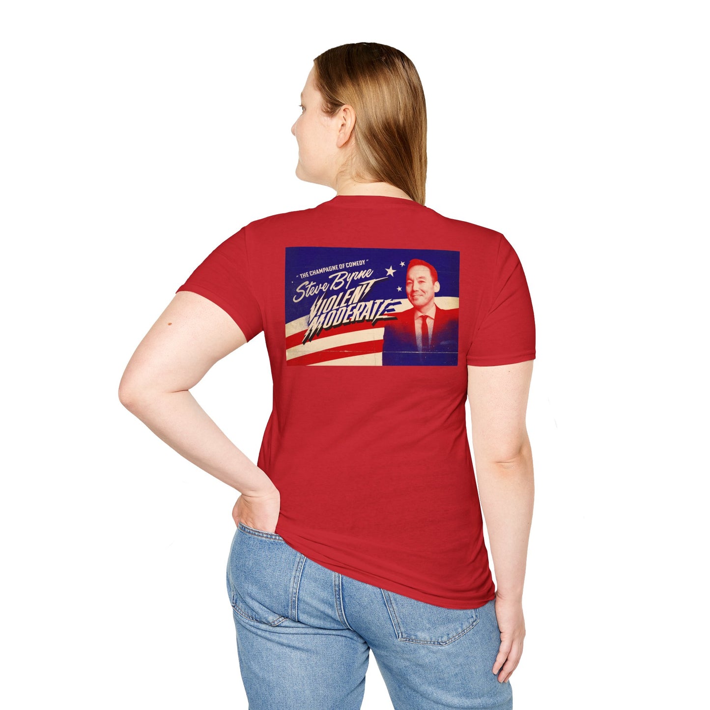 Steve Byrne Official T-Shirt | Unisex Softstyle Tee, Gift for Comedy Lovers, Funny T-Shirt for Shows, Unique Casual Wear