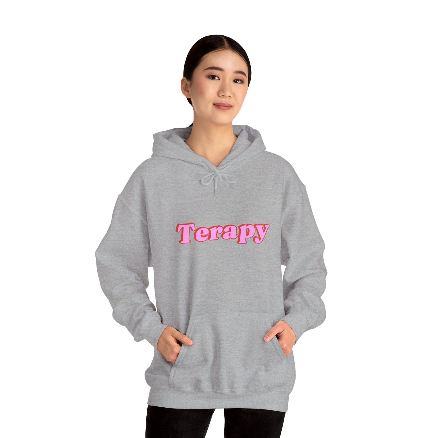 Katie Boyle's Terapy Hoodie - Cozy Unisex Sweatshirt, Self-Care, Relaxation, Comfort Wear, Chill Vibes