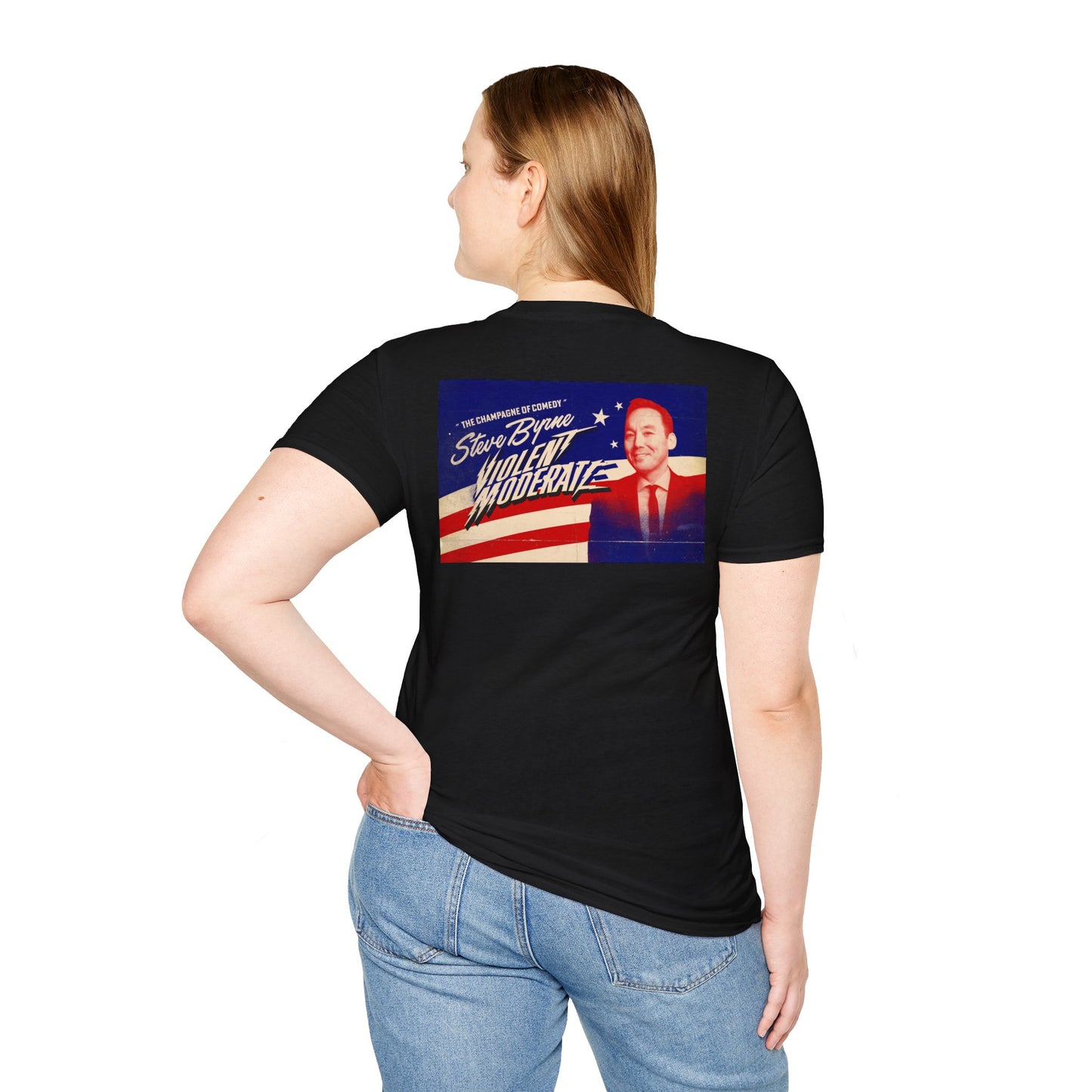 Steve Byrne Official T-Shirt | Unisex Softstyle Tee, Gift for Comedy Lovers, Funny T-Shirt for Shows, Unique Casual Wear