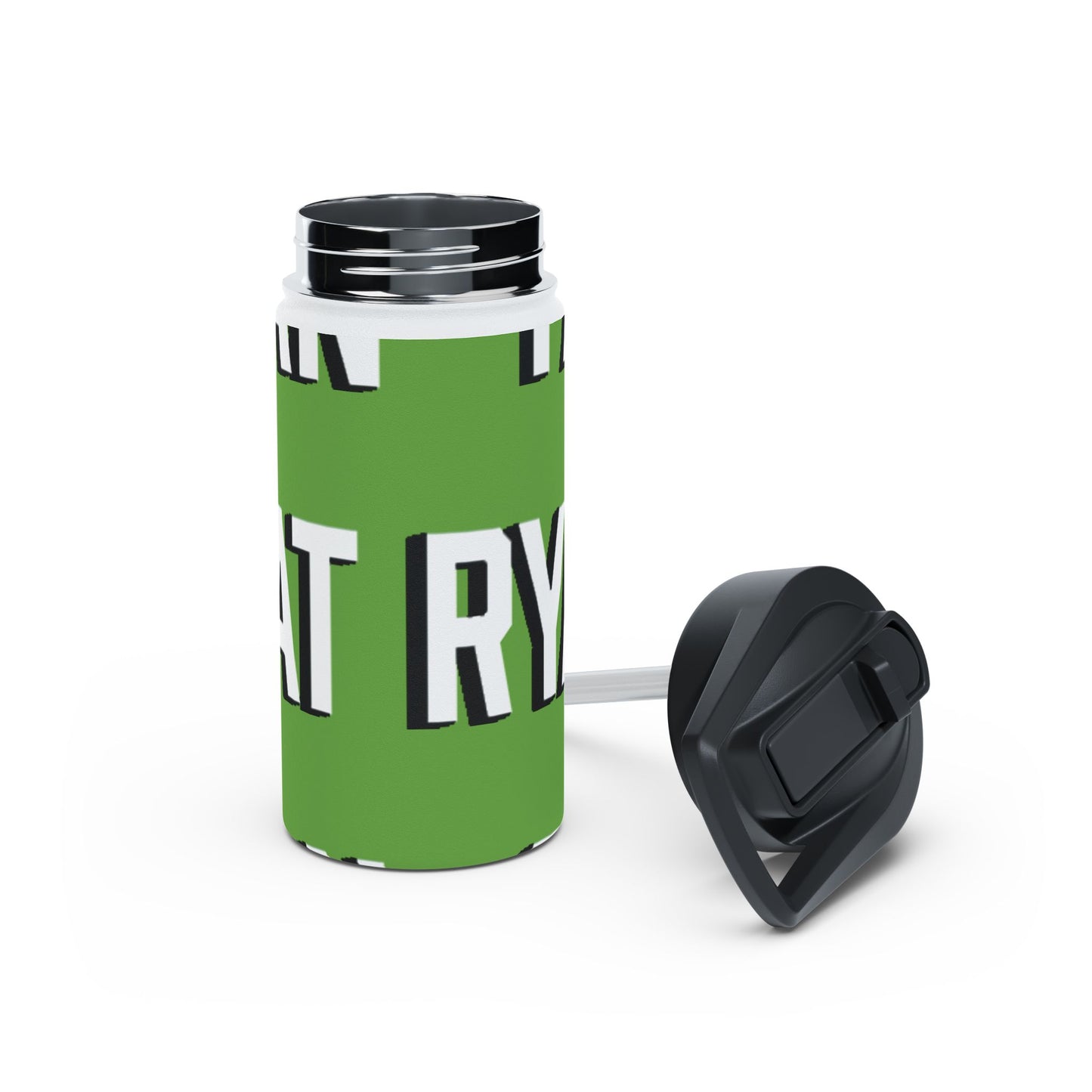 Stay hydrated this summer with the official "Fat Ryan" Green Stainless Steel Water Bottle and Eco-Friendly Travel Mug.