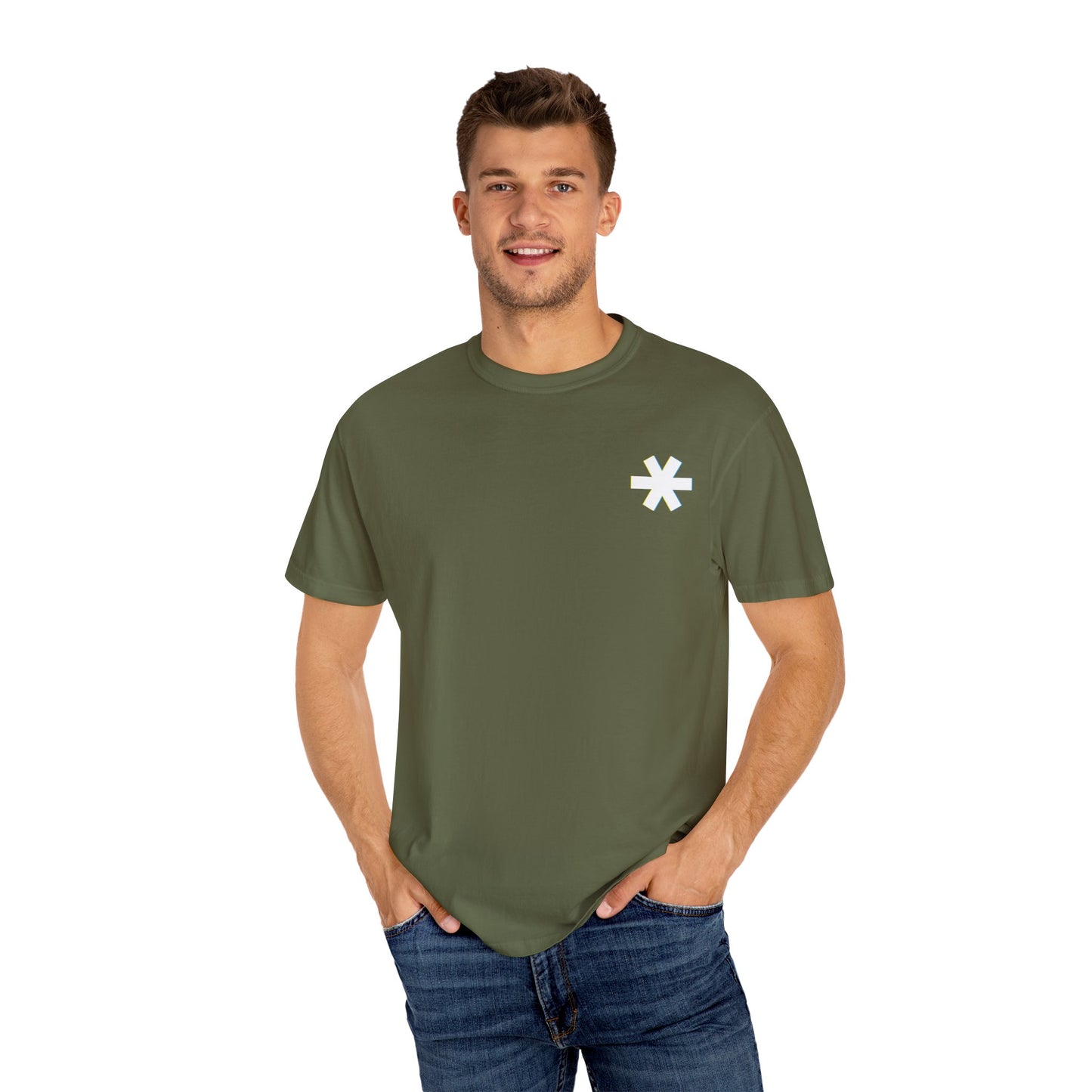 Garment-Dyed T-Shirt, Casual Wear, Beach Vibes, Relaxed Fit, Summer Essential, Everyday Style
