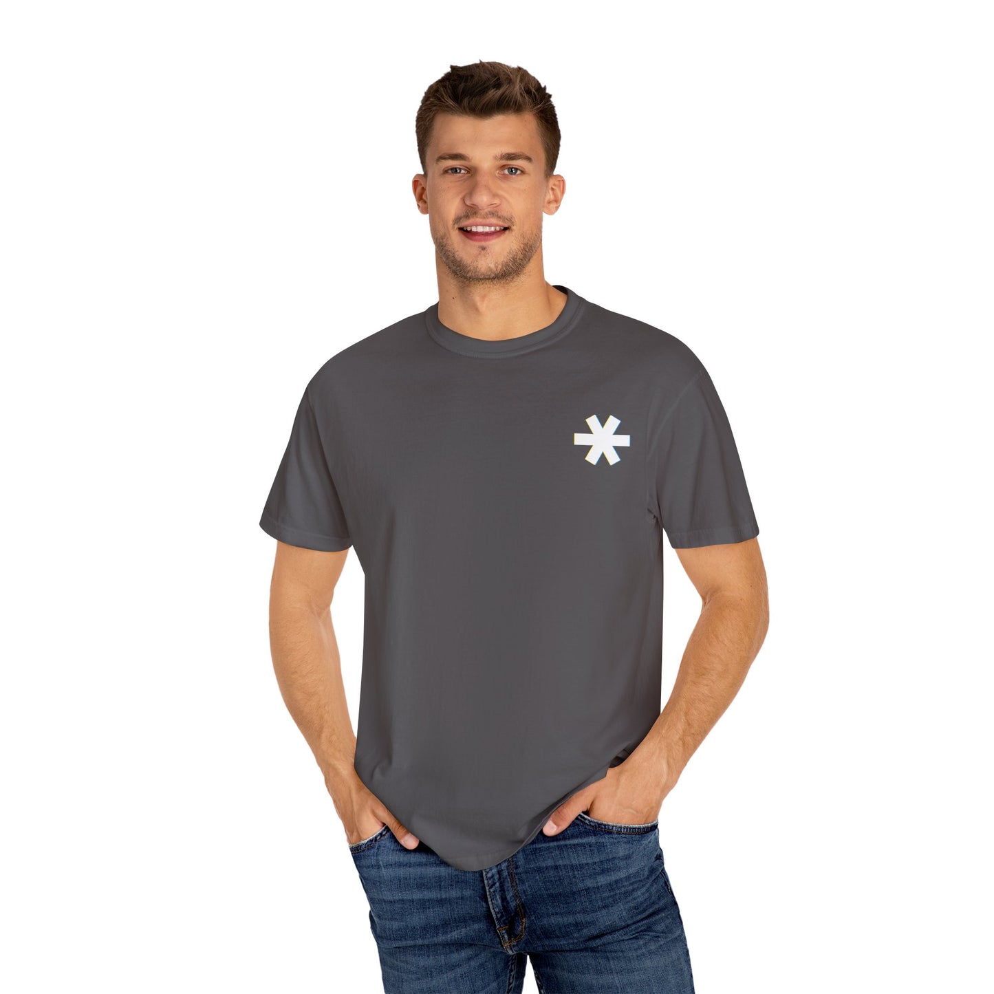Garment-Dyed T-Shirt, Casual Wear, Beach Vibes, Relaxed Fit, Summer Essential, Everyday Style