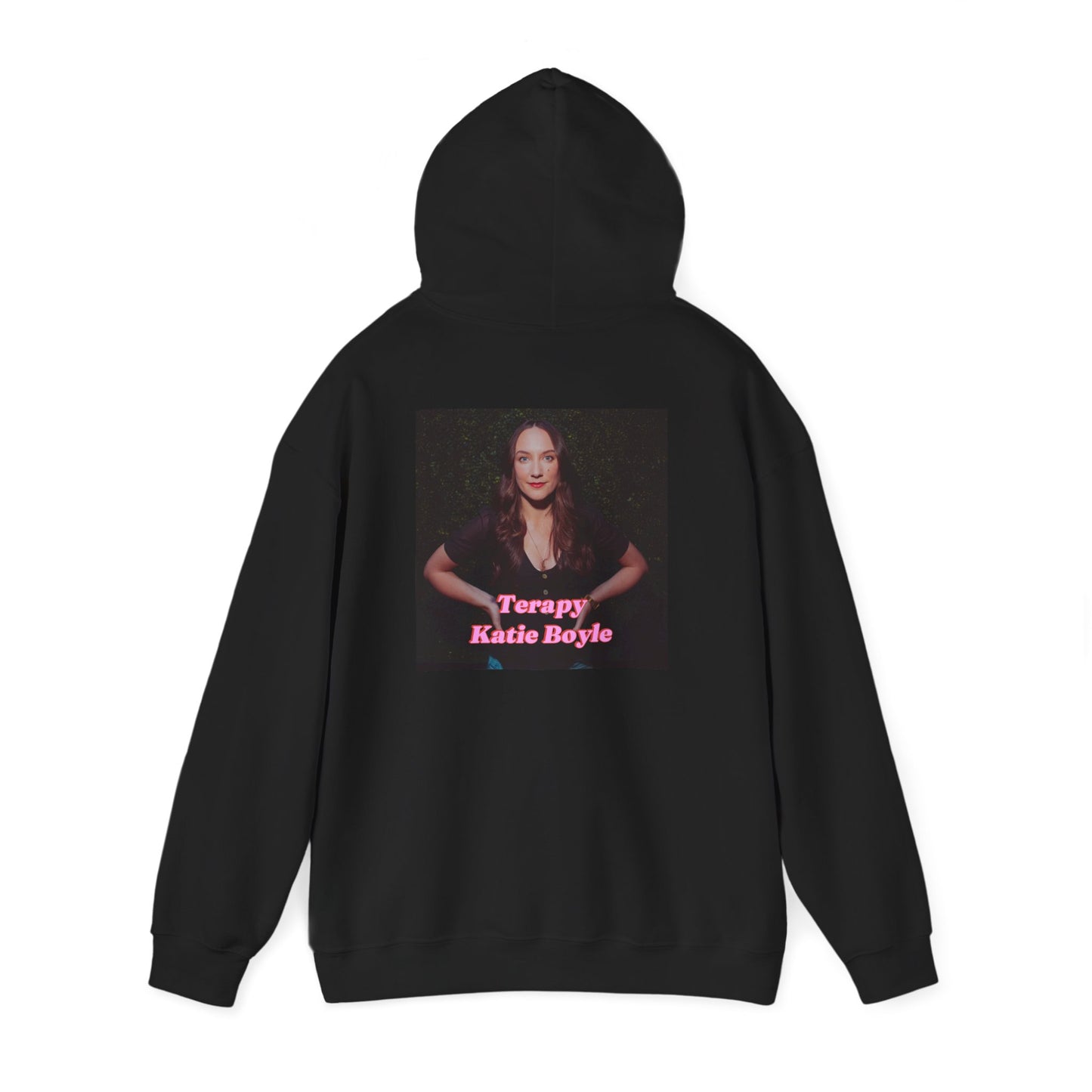Katie Boyle's Terapy Hoodie - Cozy Unisex Sweatshirt, Self-Care, Relaxation, Comfort Wear, Chill Vibes