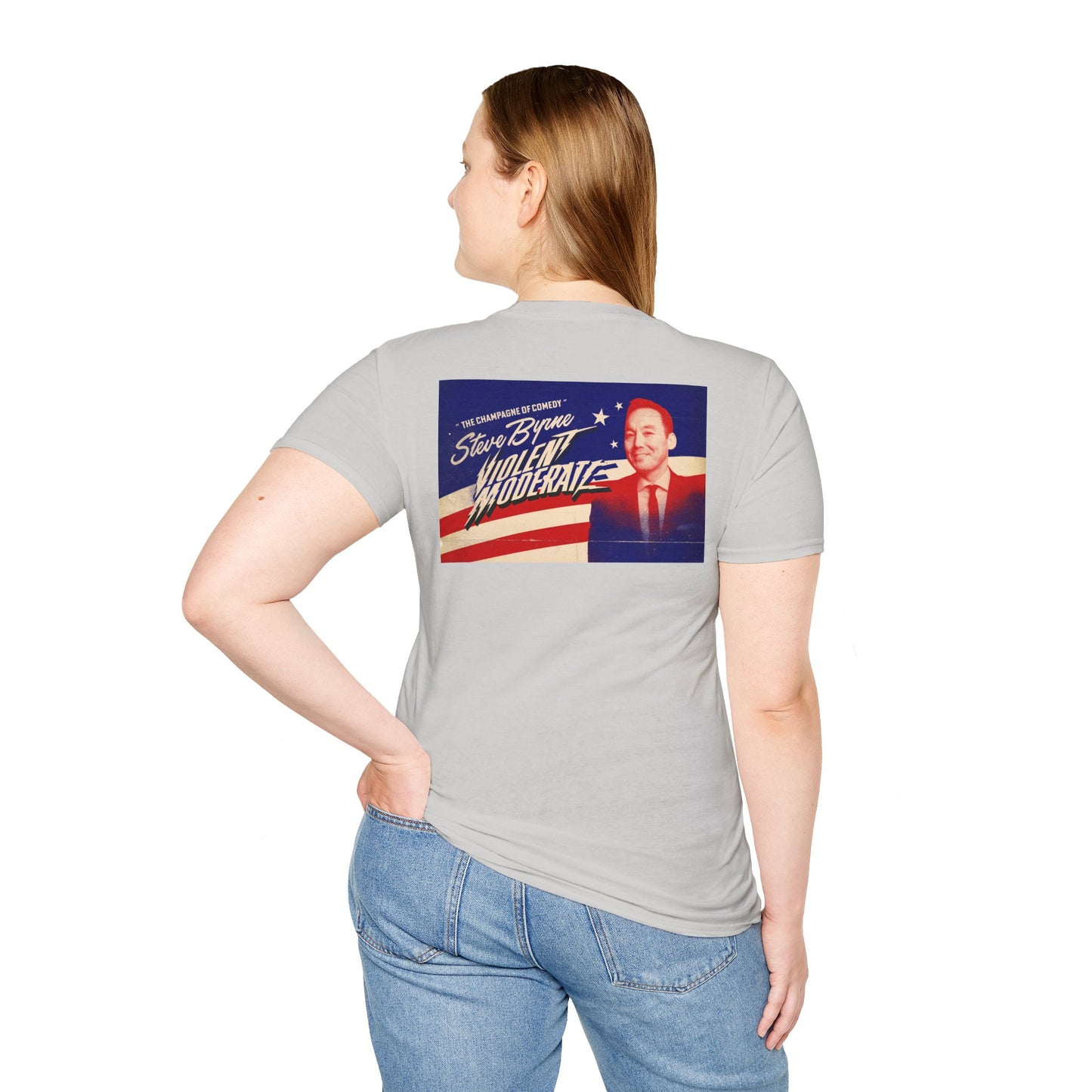 Steve Byrne Official T-Shirt | Unisex Softstyle Tee, Gift for Comedy Lovers, Funny T-Shirt for Shows, Unique Casual Wear