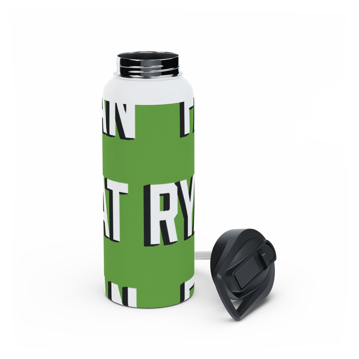 Stay hydrated this summer with the official "Fat Ryan" Green Stainless Steel Water Bottle and Eco-Friendly Travel Mug.